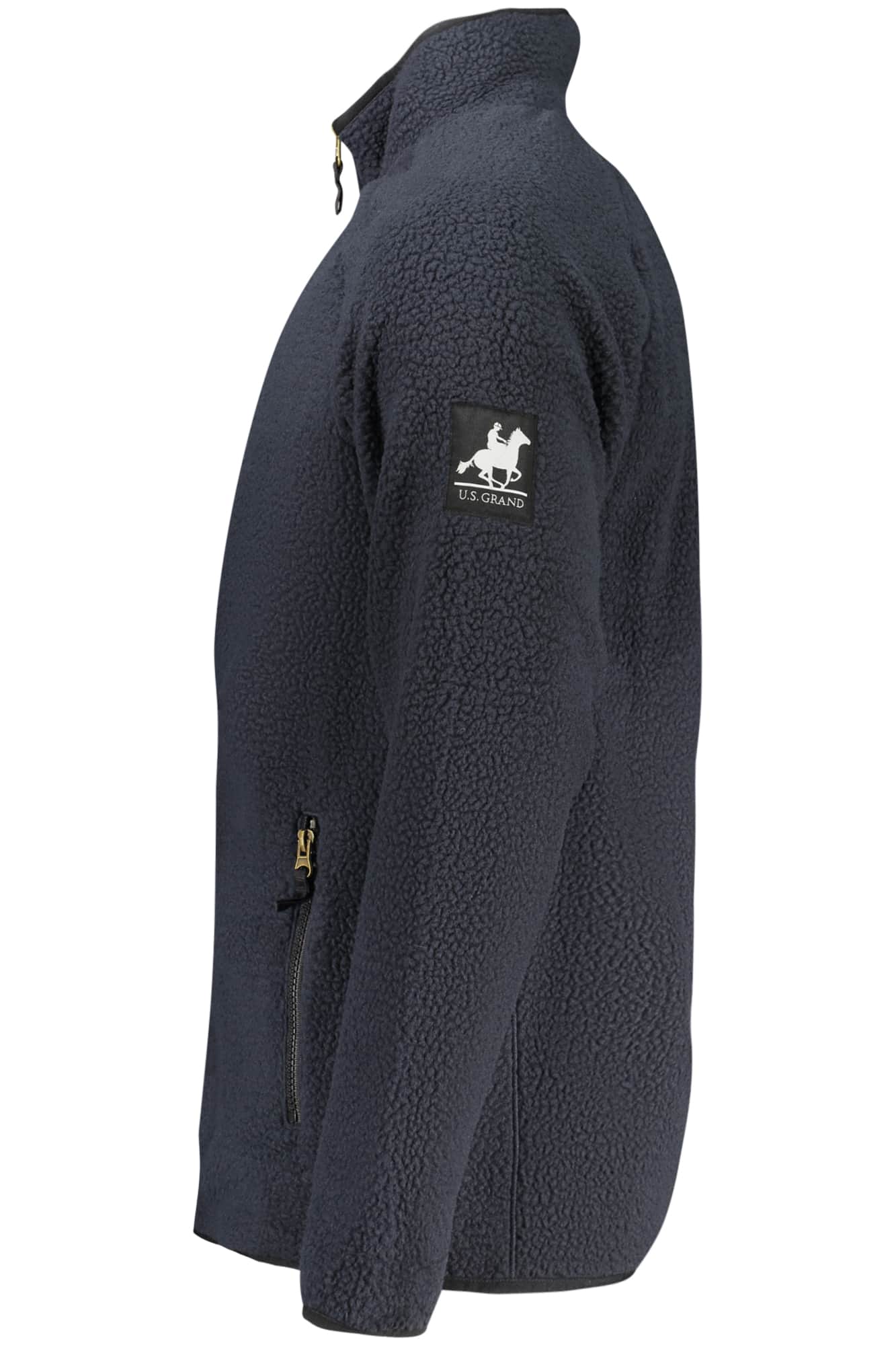 US GRAND HERREN GRÜN MIT REISSVERSCHLUSS SWEATSHIRT