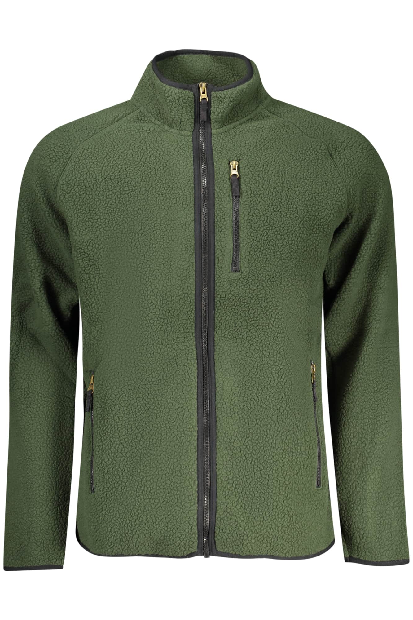 US GRAND HERREN GRÜN MIT REISSVERSCHLUSS SWEATSHIRT