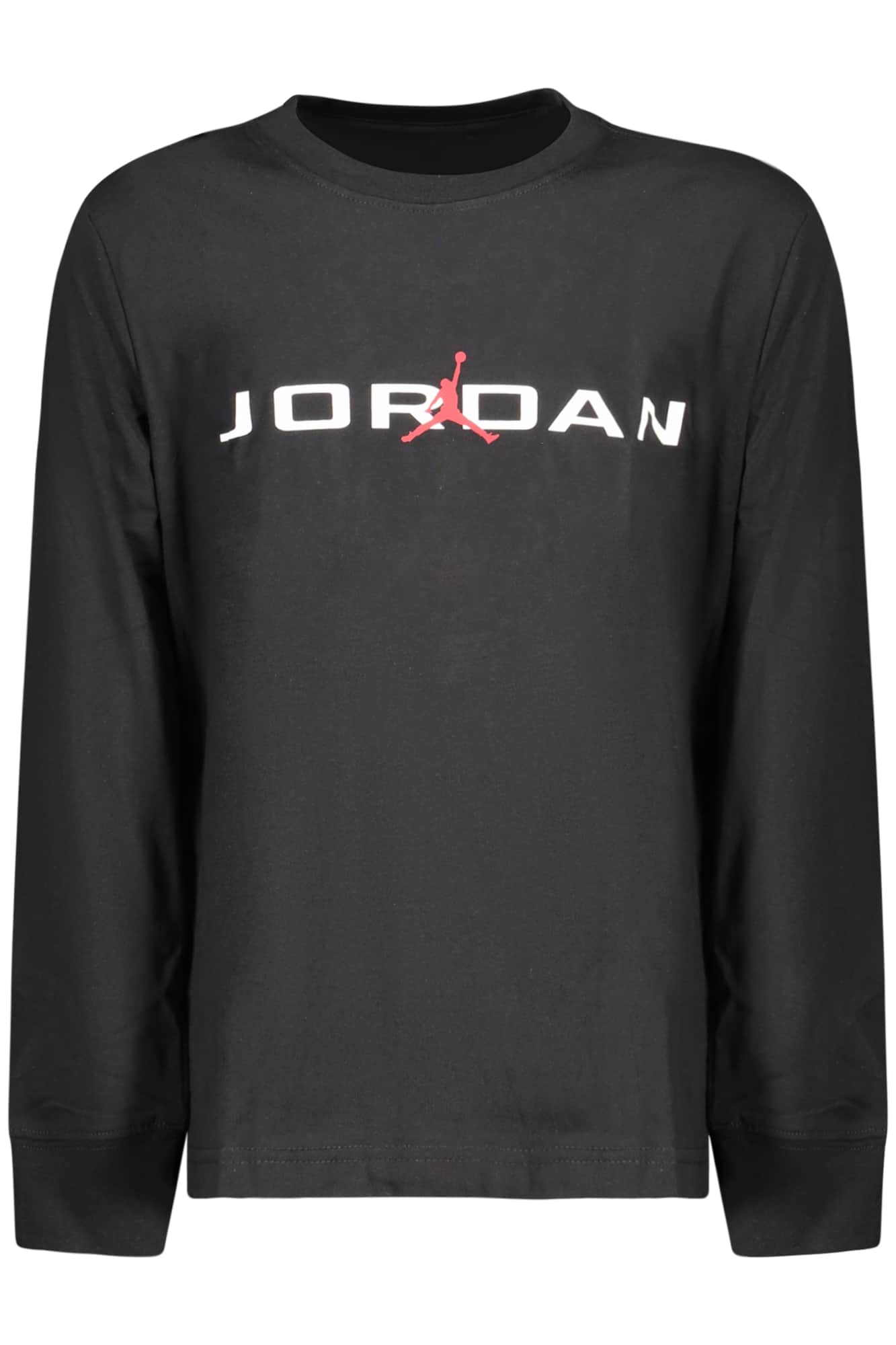 JORDAN LANGARM T-SHIRT FÜR KINDER, SCHWARZ