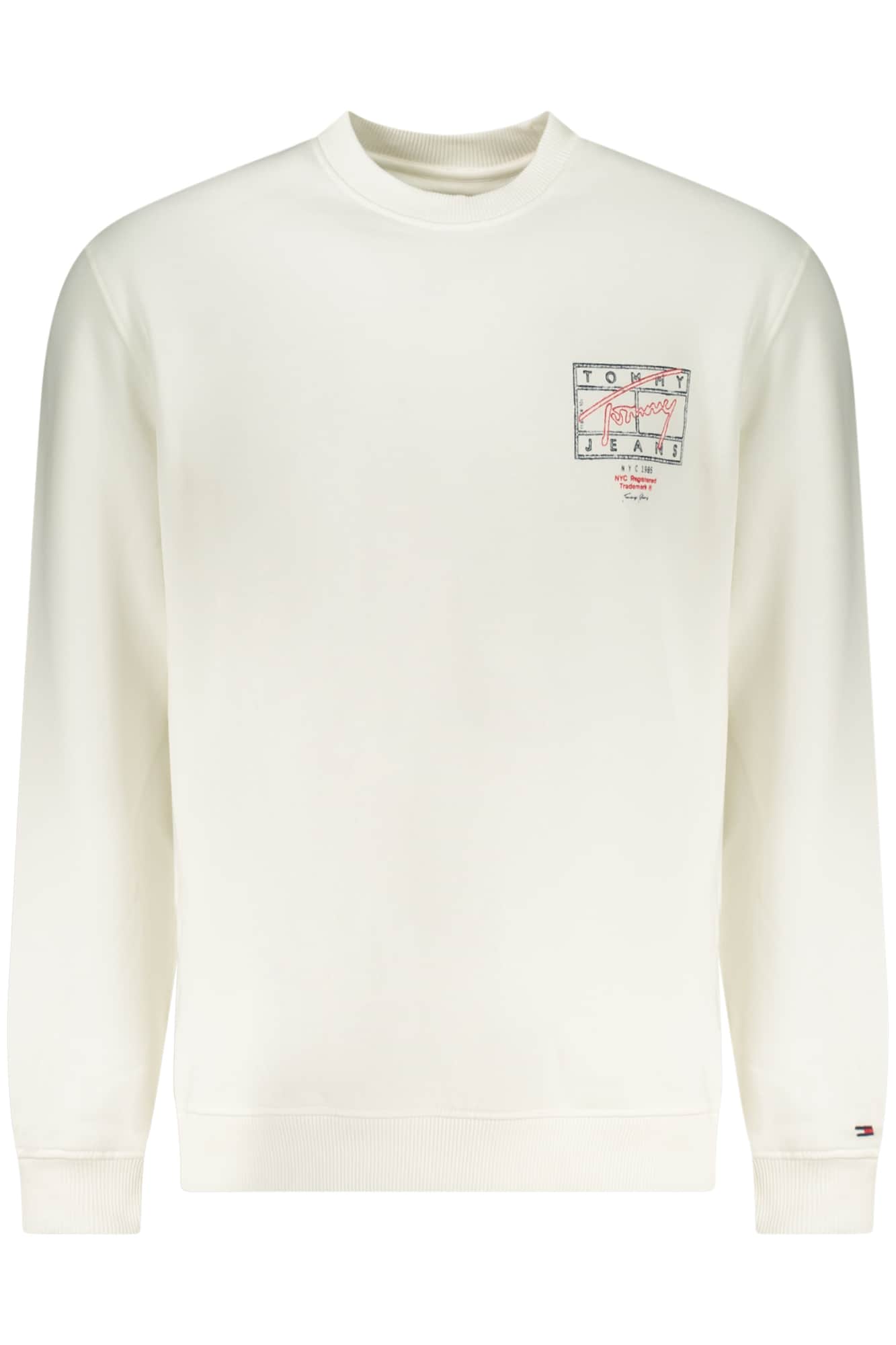 TOMMY HILFIGER HERREN MIT REISSVERSCHLUSS SWEATSHIRT WEISS
