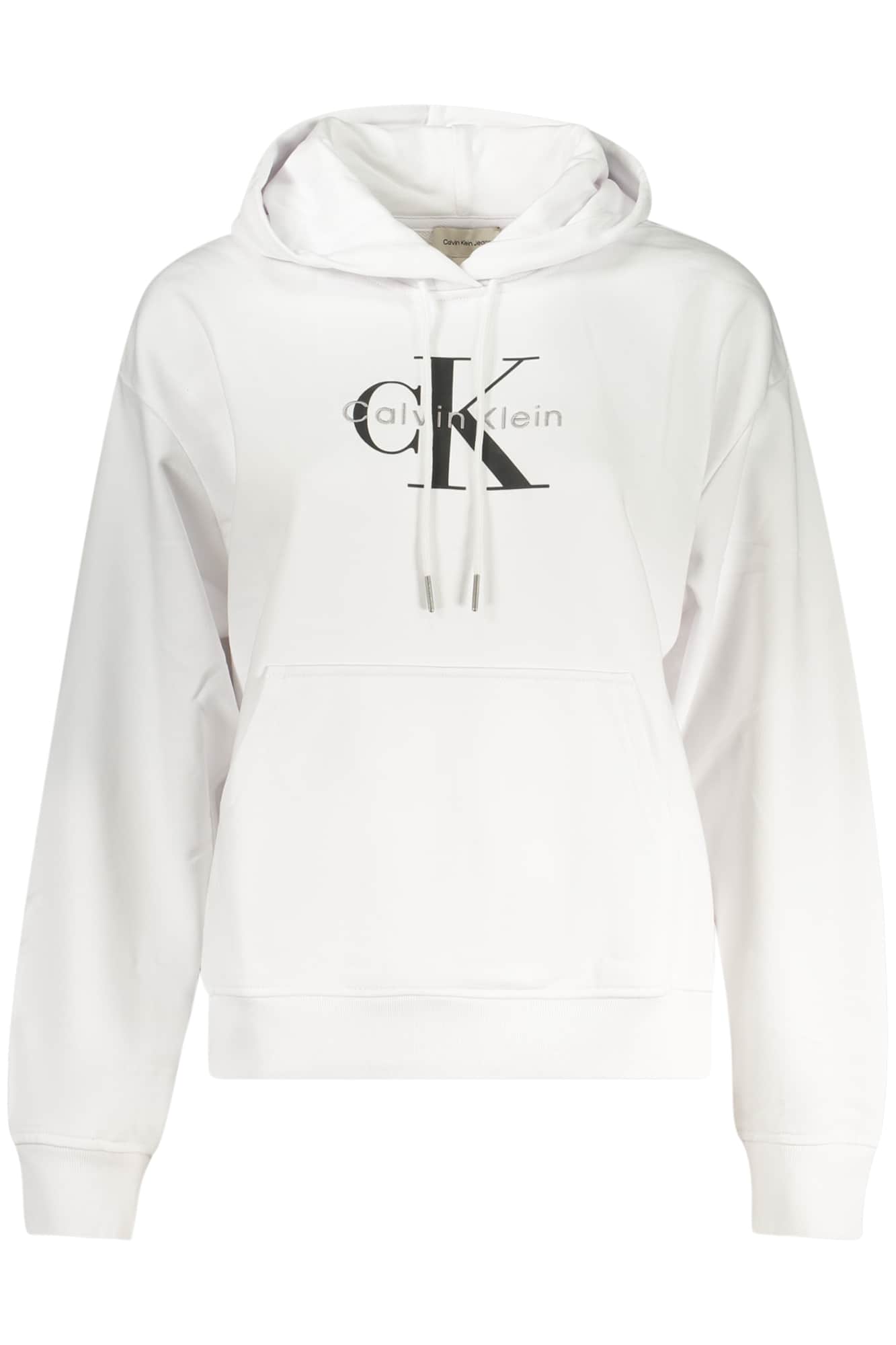 CALVIN KLEIN DAMEN MIT REISSVERSCHLUSS SWEATSHIRT WEISS