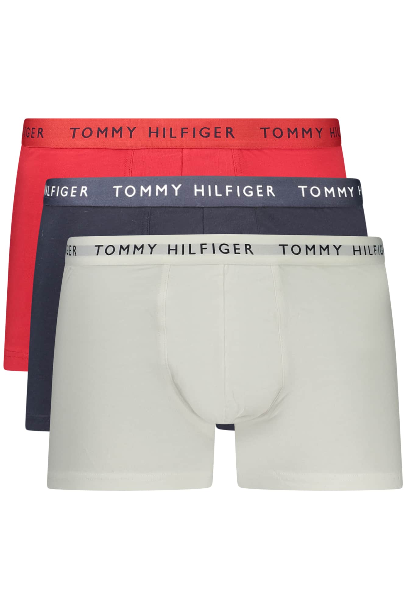 TOMMY HILFIGER HERREN BOXERSHORTS KURZE HOSE GRAU