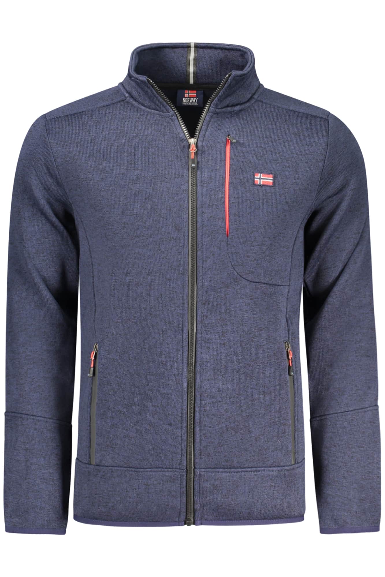 NORWAY 1963 HERREN BLAU MIT REISSVERSCHLUSS SWEATSHIRT