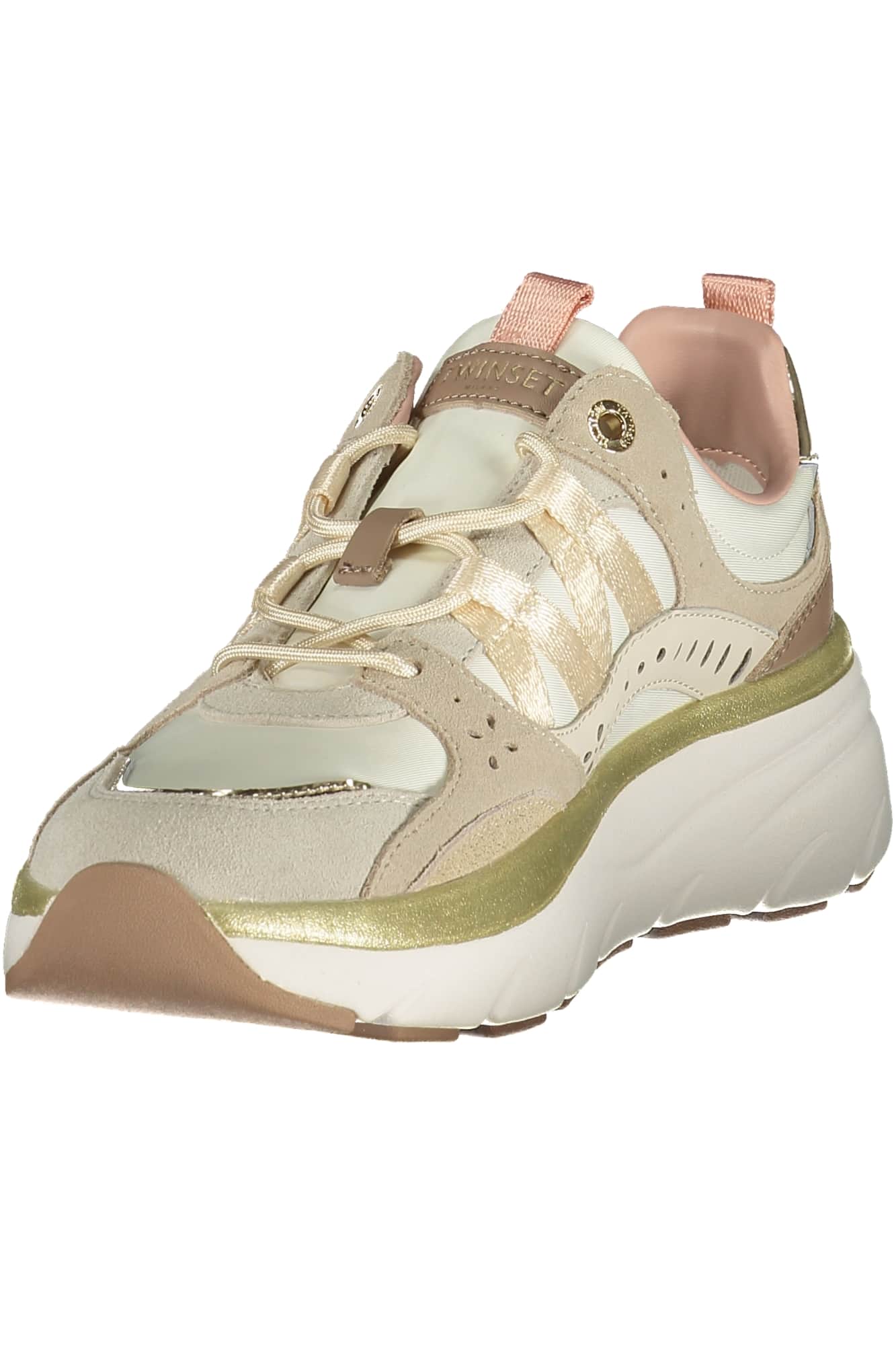 TWINSET DAMEN BEIGE SPORTSCHUHE