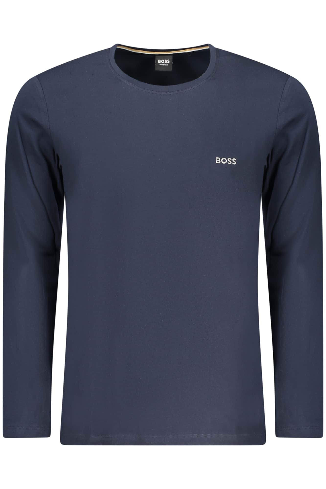 BOSS HERREN LANGARM T-SHIRT, BLAU
