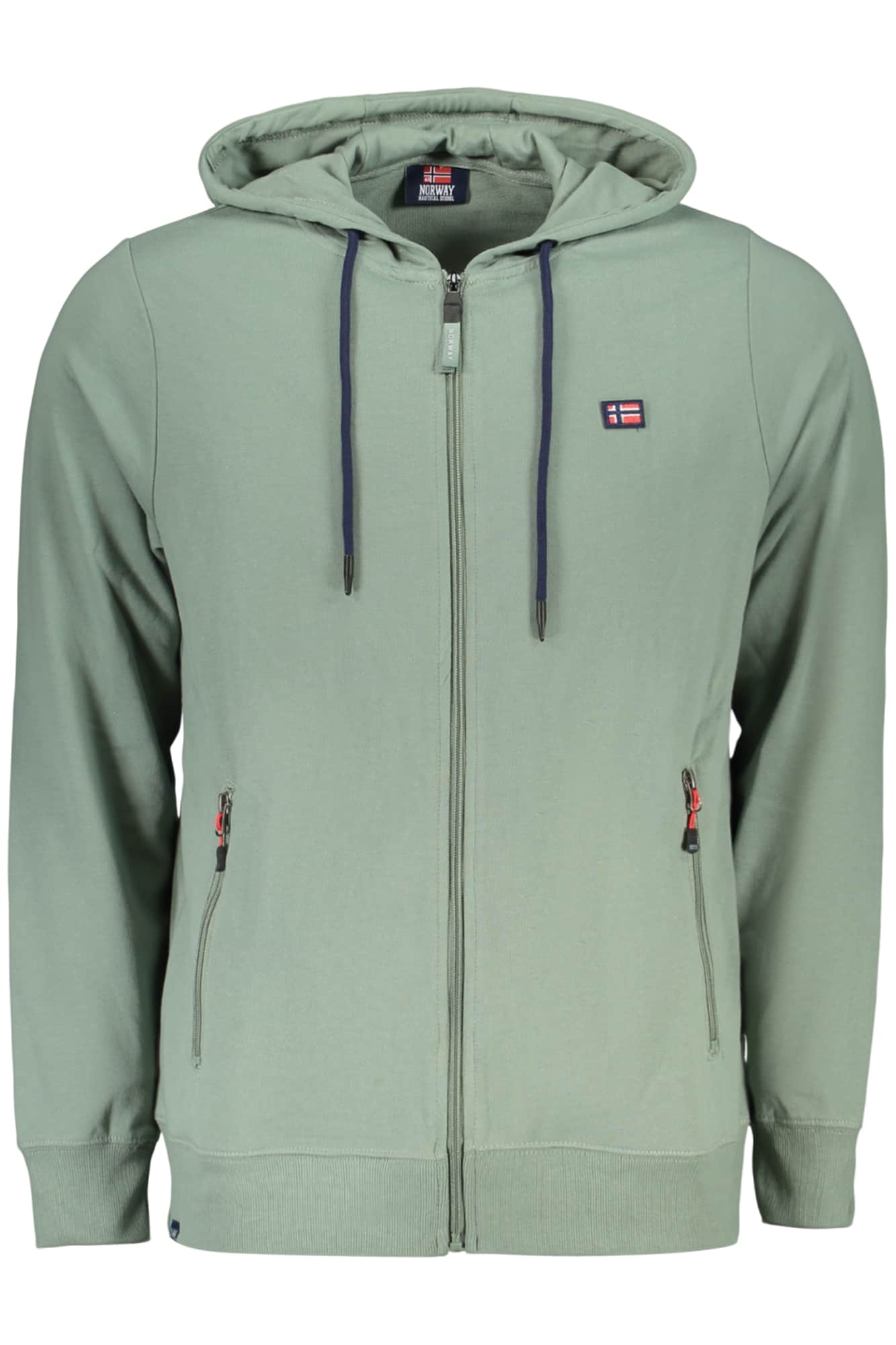 NORWAY 1963 HERREN GRÜN MIT REISSVERSCHLUSS SWEATSHIRT