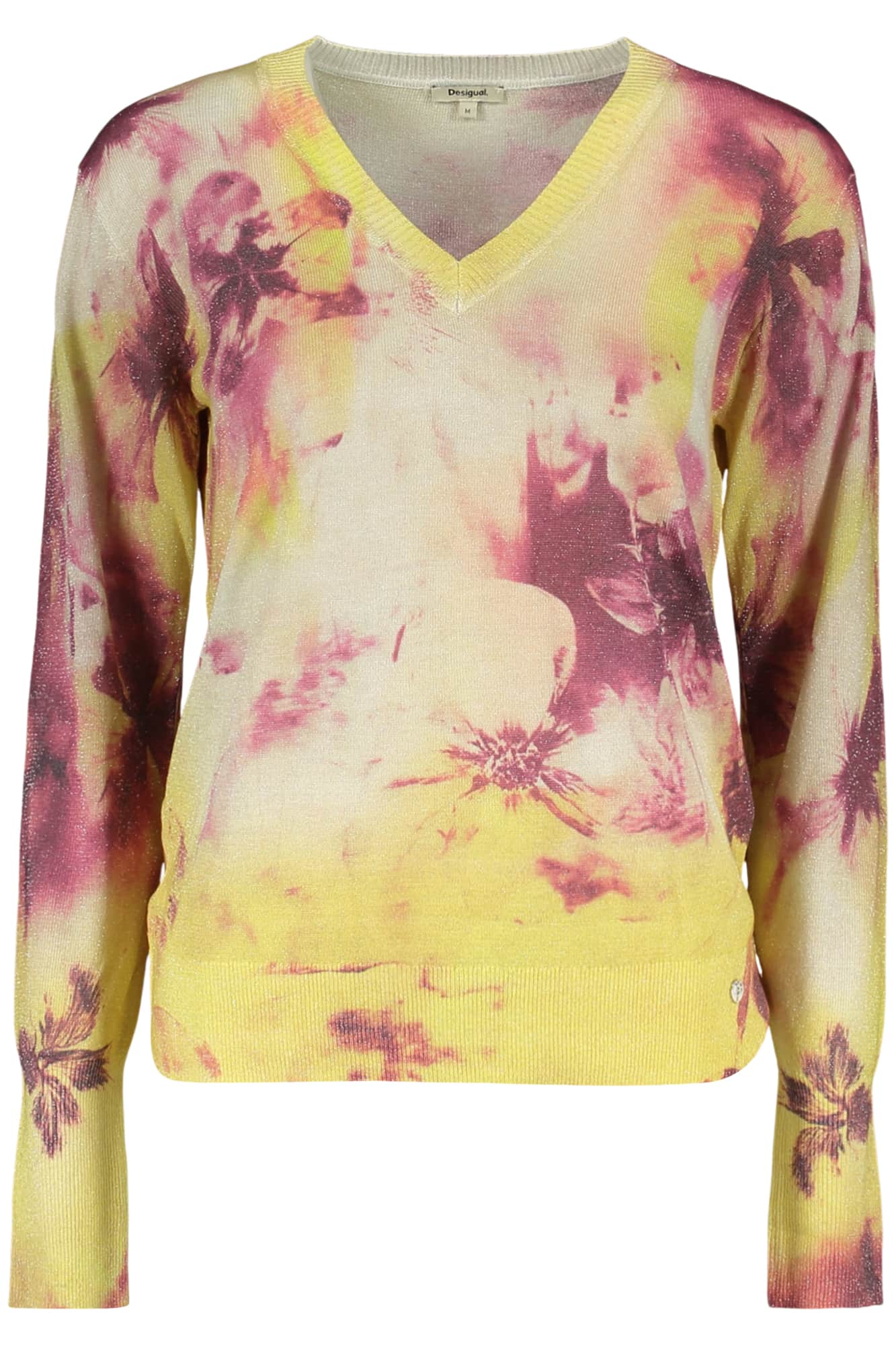 DESIGUAL DAMEN GELB PULLOVER