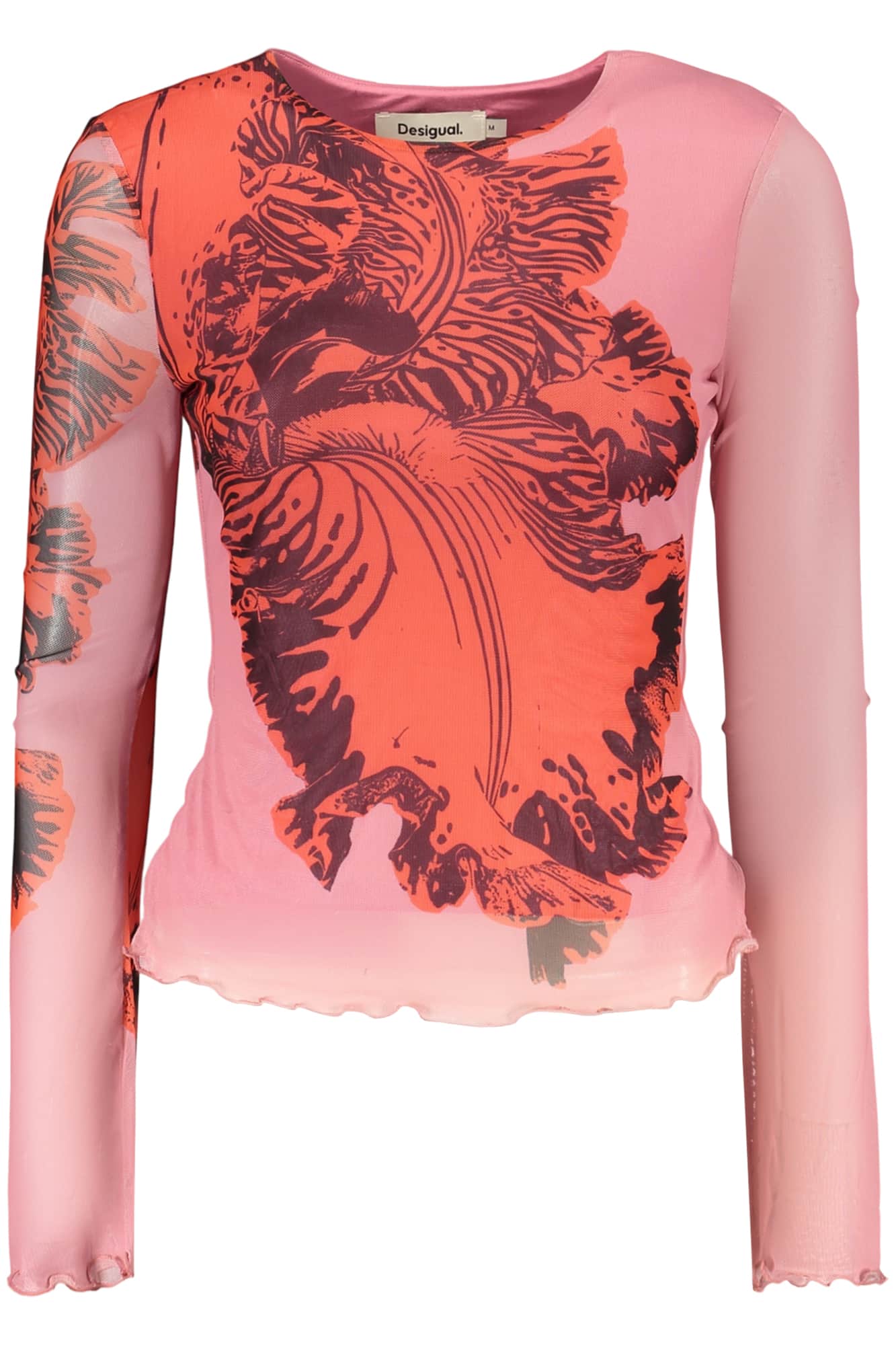 DESIGUAL DAMEN ROSA LANGARM T-SHIRT