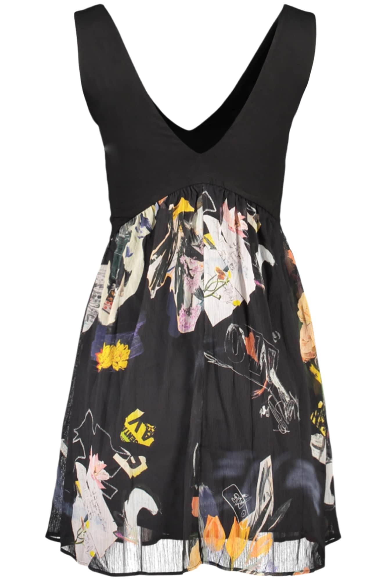 DESIGUAL KURZ KLEID FÜR DAMEN IN SCHWARZ