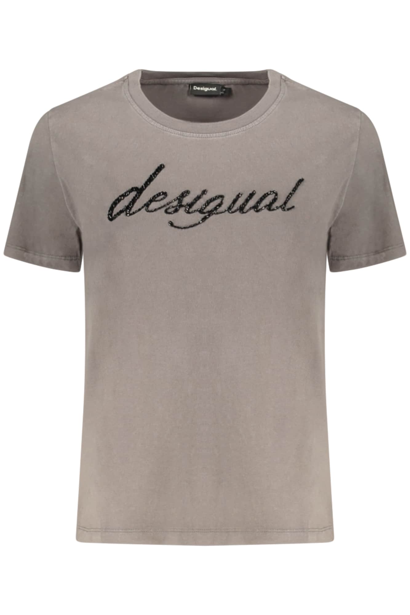 DESIGUAL DAMEN KURZARM T-SHIRT GRAU
