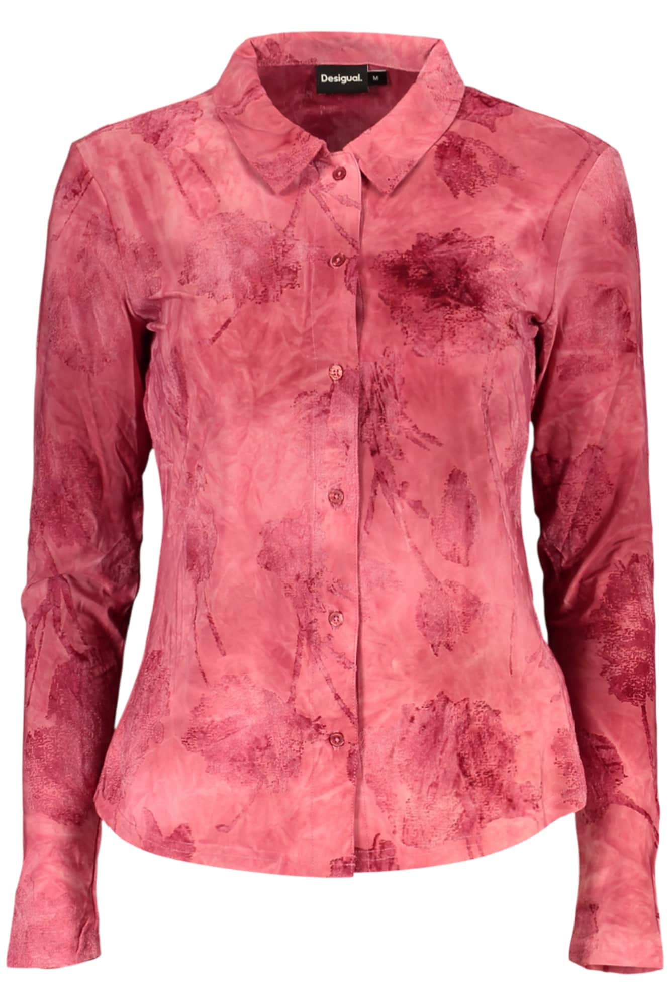 DESIGUAL DAMEN LANGARM SHIRT, ROT