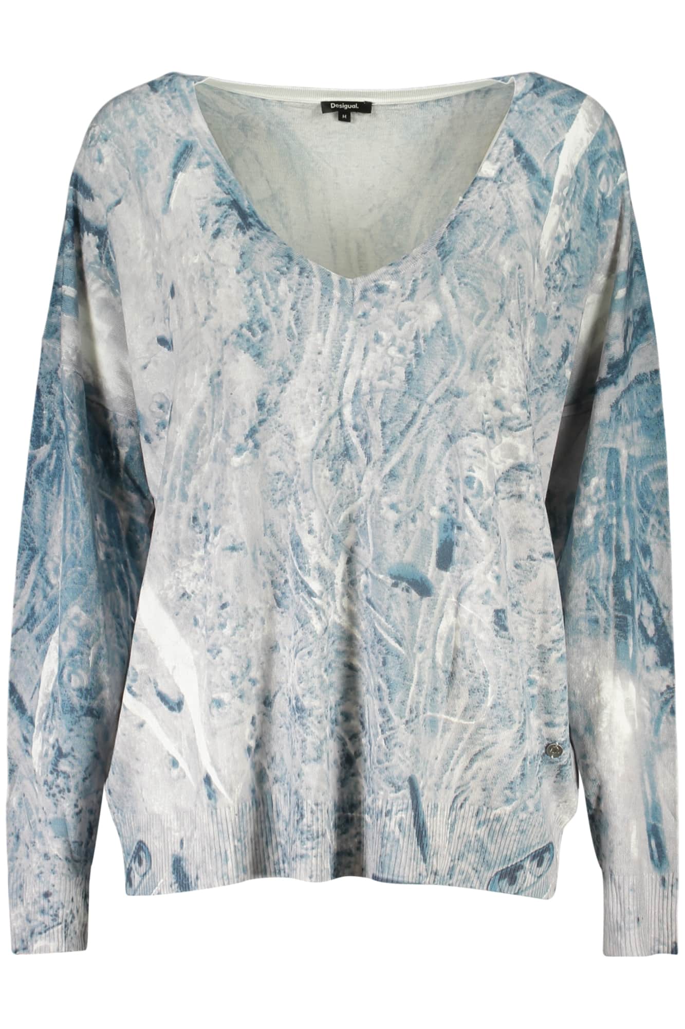DESIGUAL DAMEN BLAU PULLOVER