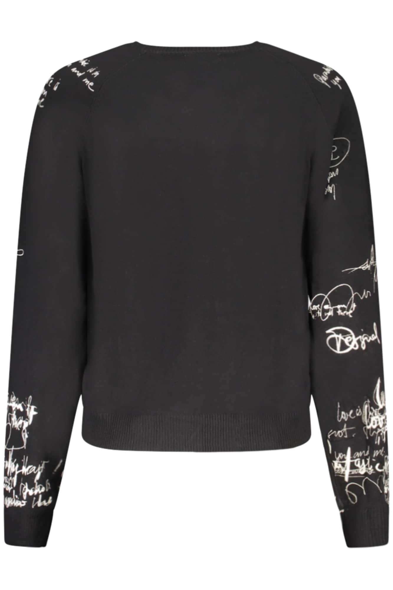 DESIGUAL DAMEN SCHWARZ PULLOVER