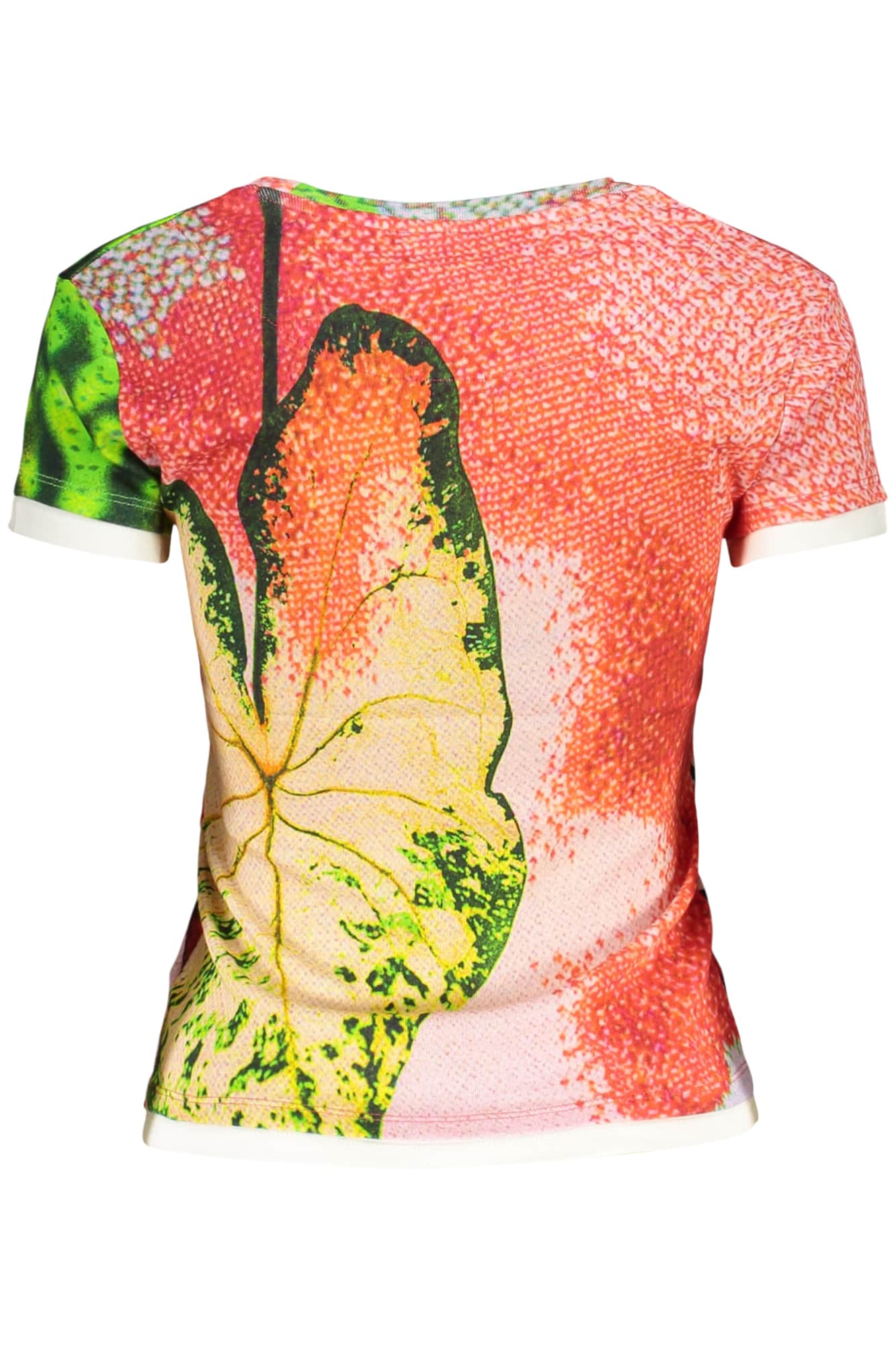 DESIGUAL DAMEN KURZARM T-SHIRT, ROT