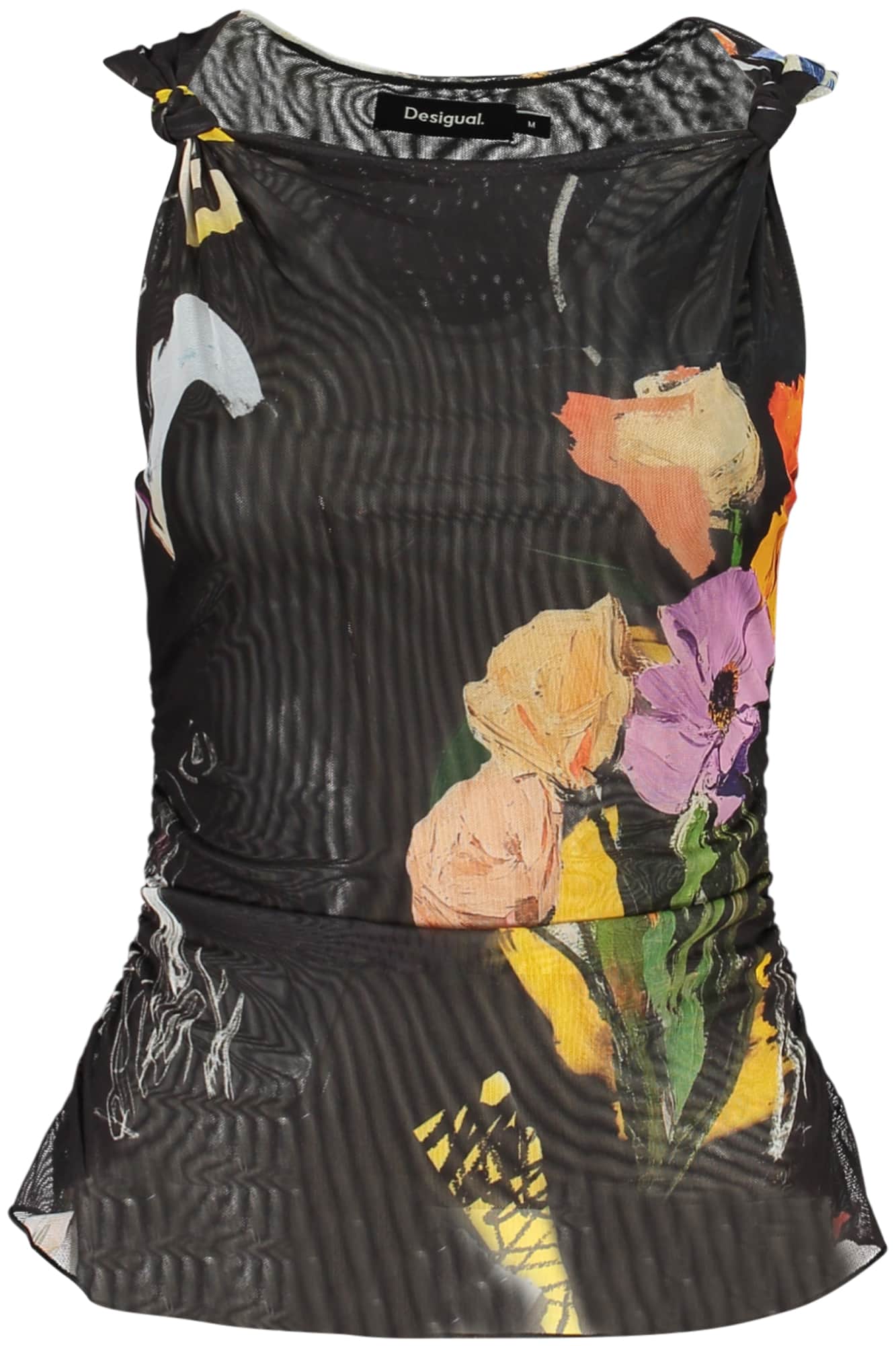 DESIGUAL DAMEN SCHWARZ TANKTOP