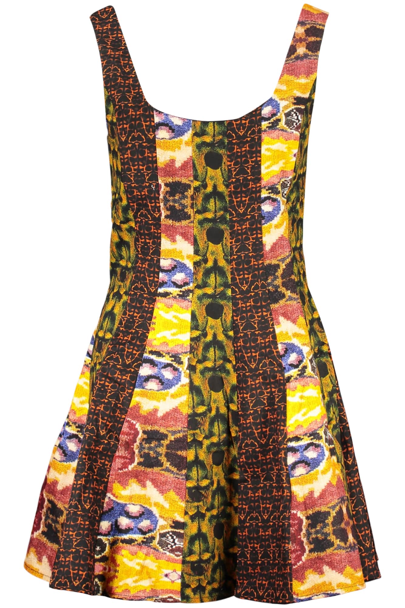 DESIGUAL KURZ KLEID FÜR DAMEN IN GELB