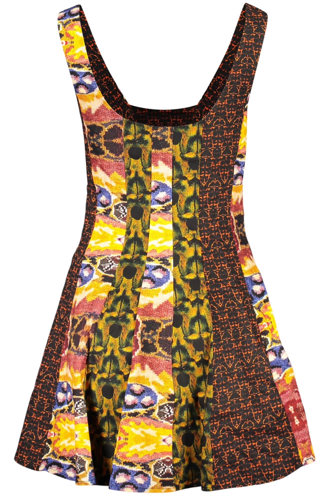 DESIGUAL KURZ KLEID FÜR DAMEN IN GELB