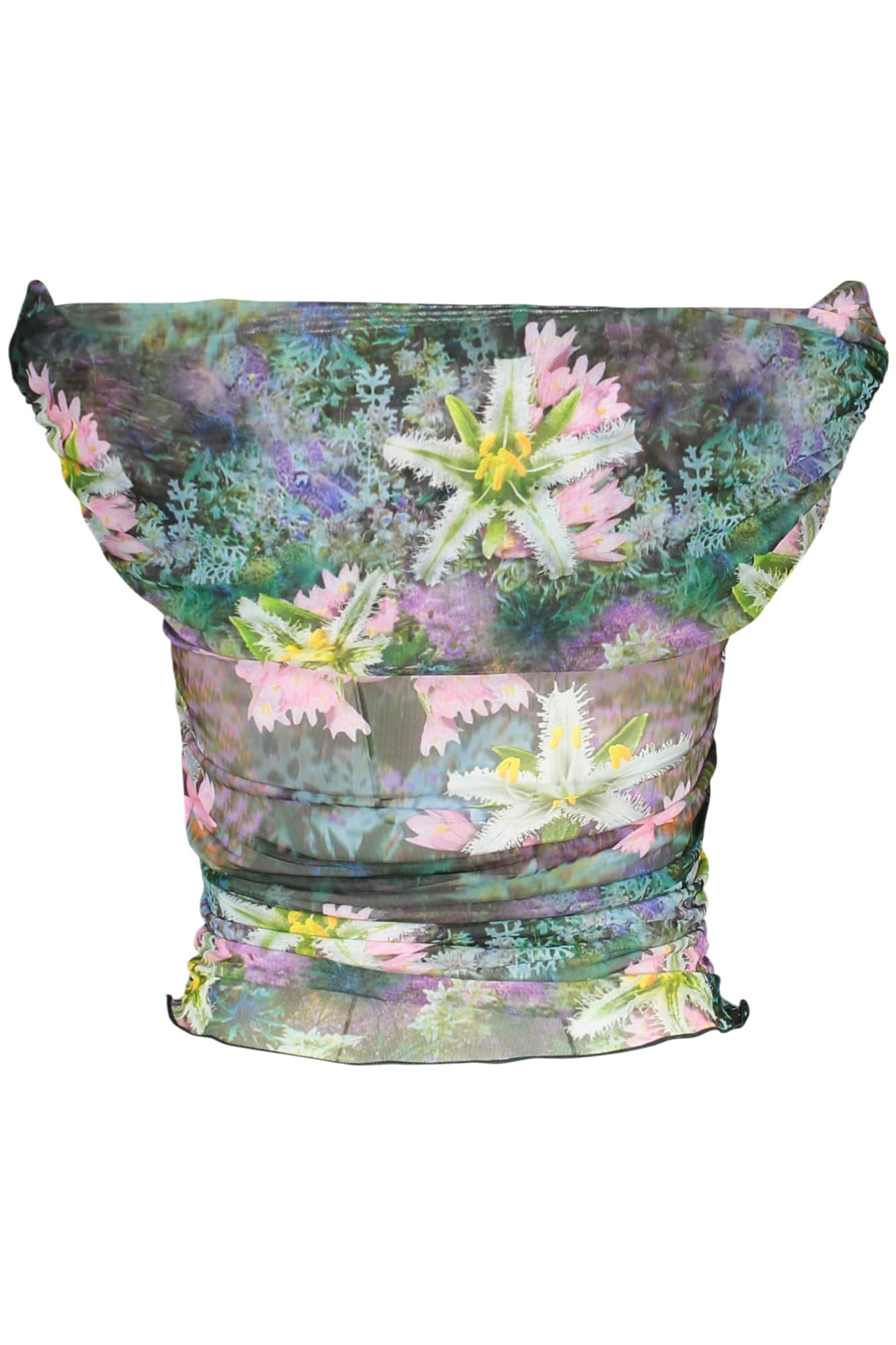 DESIGUAL DAMEN KURZARM T-SHIRT GRÜN