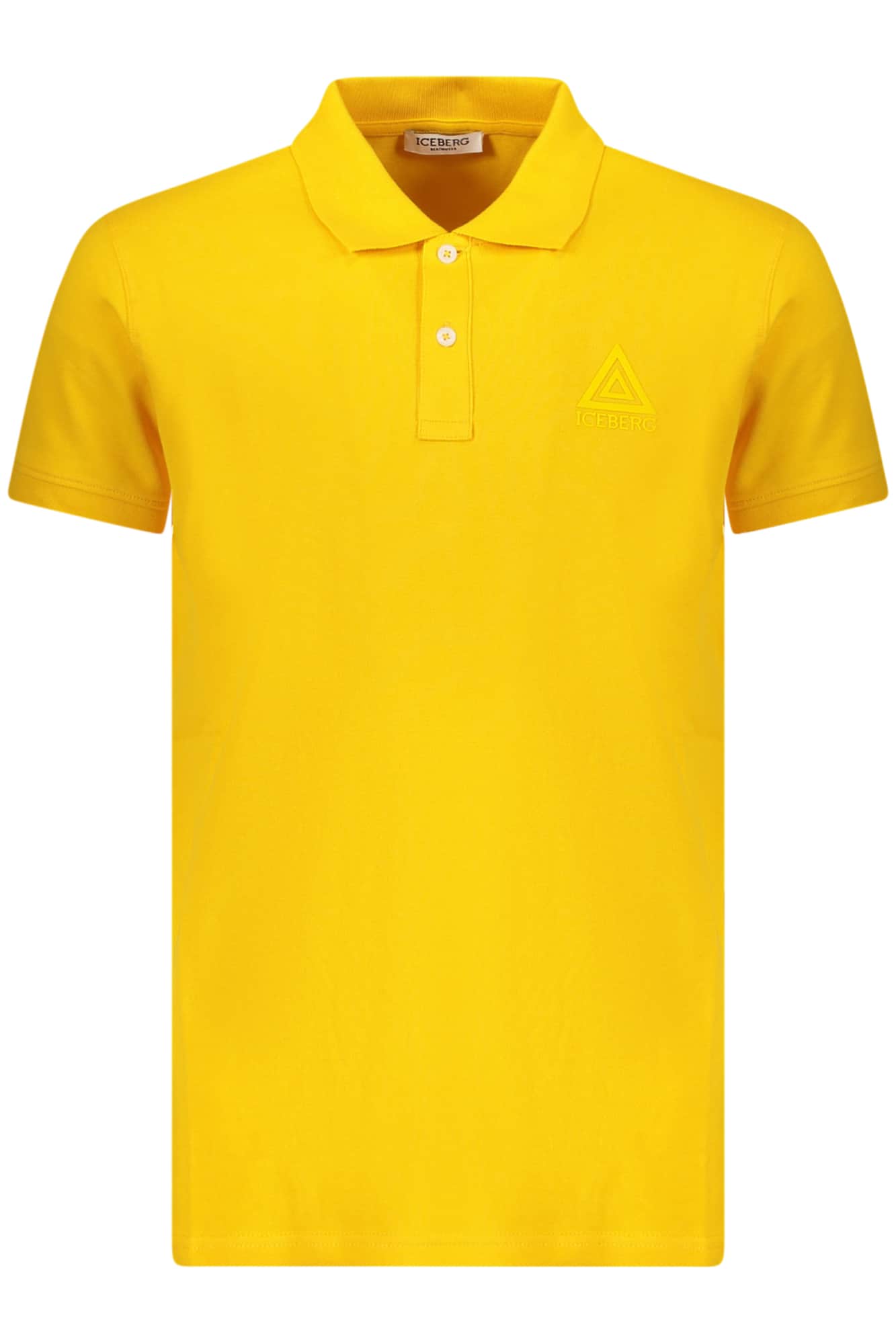 ICEBERG HERREN KURZARM POLOSHIRT GELB