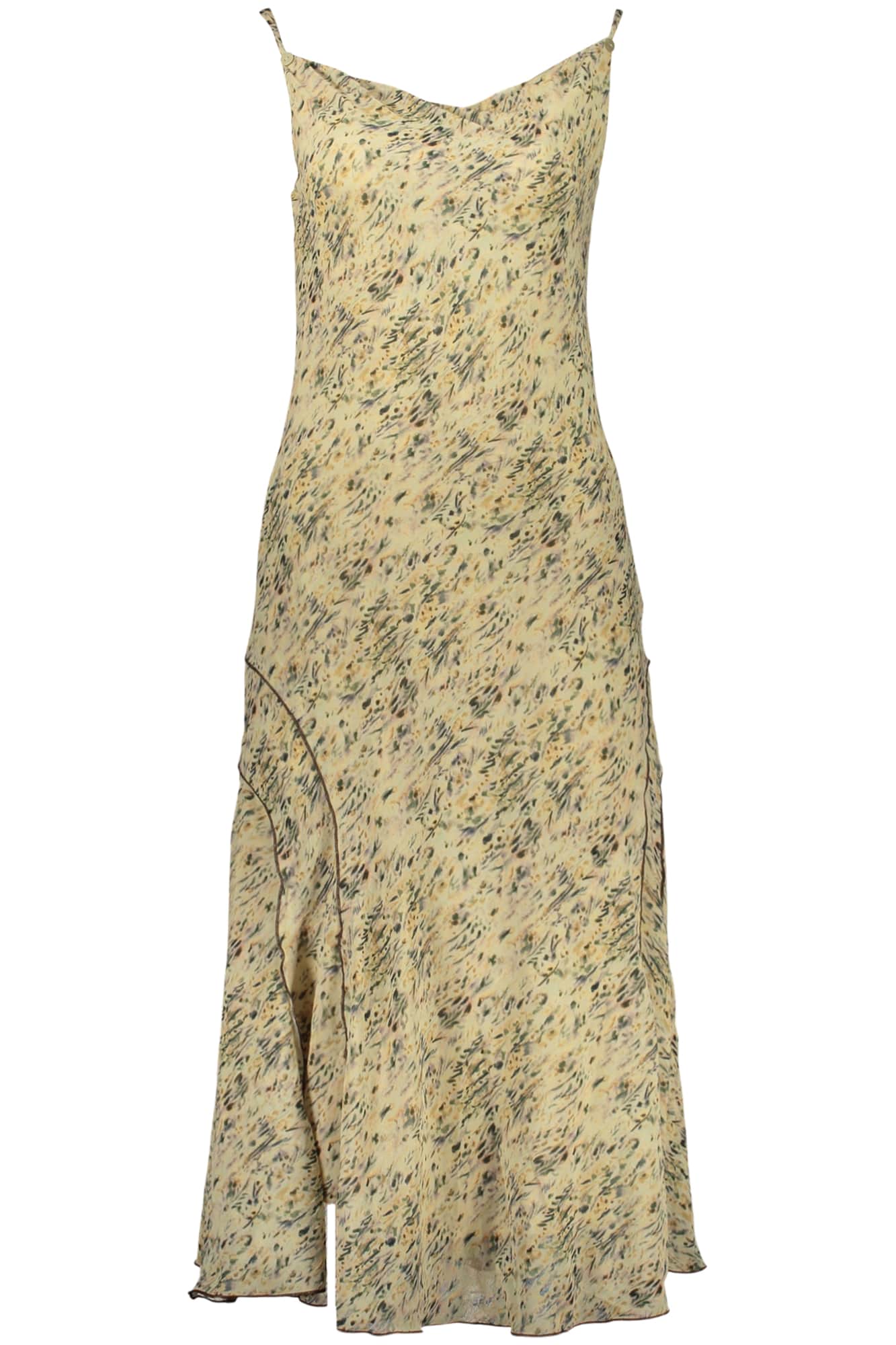 DESIGUAL DAMEN LANG KLEID IN BEIGE