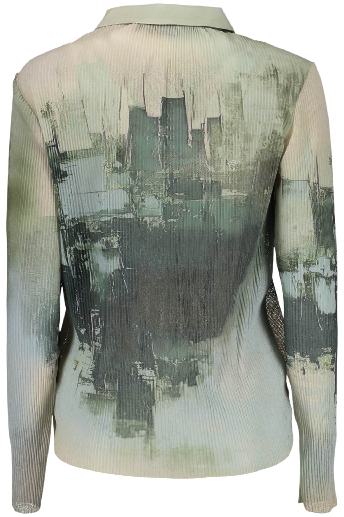 DESIGUAL DAMEN LANGARM SHIRT, GRÜN