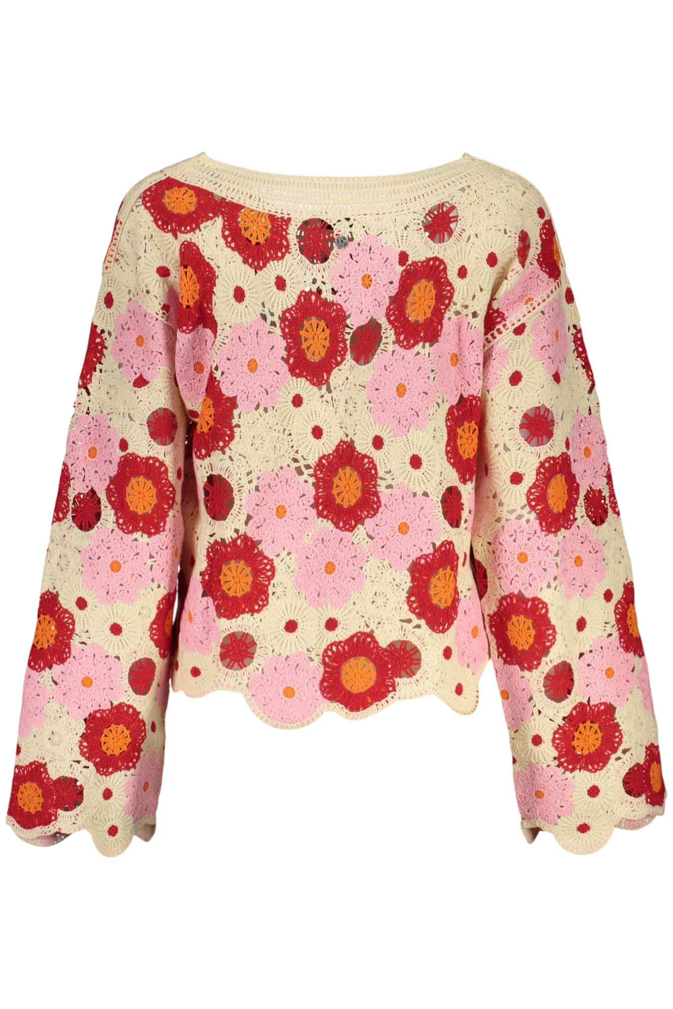 DESIGUAL DAMEN BEIGE PULLOVER