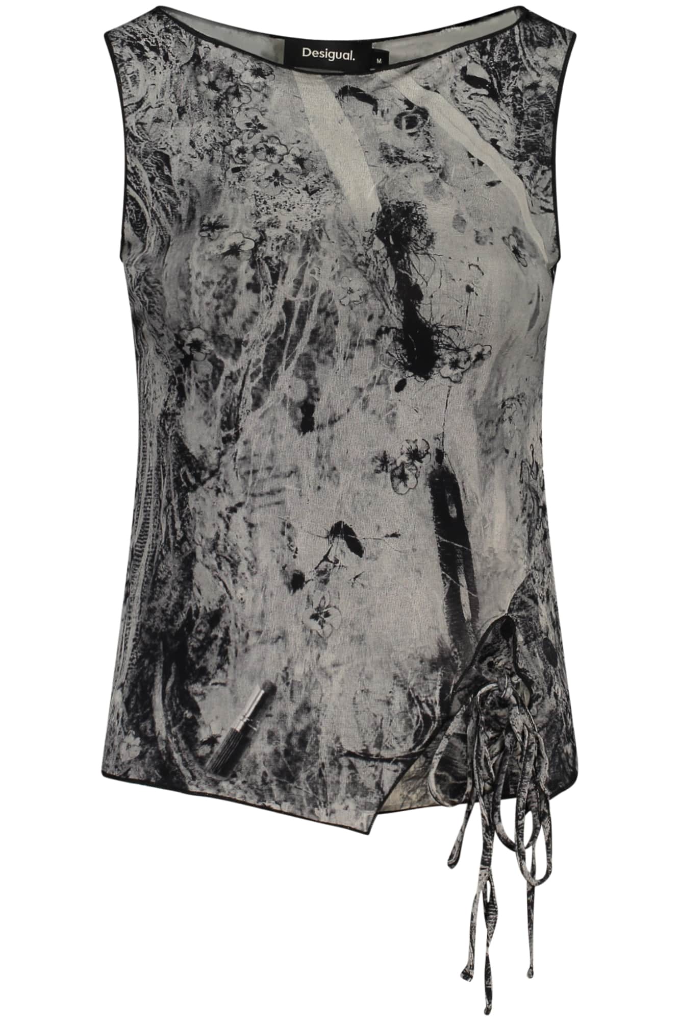 DESIGUAL DAMEN SCHWARZ TANKTOP