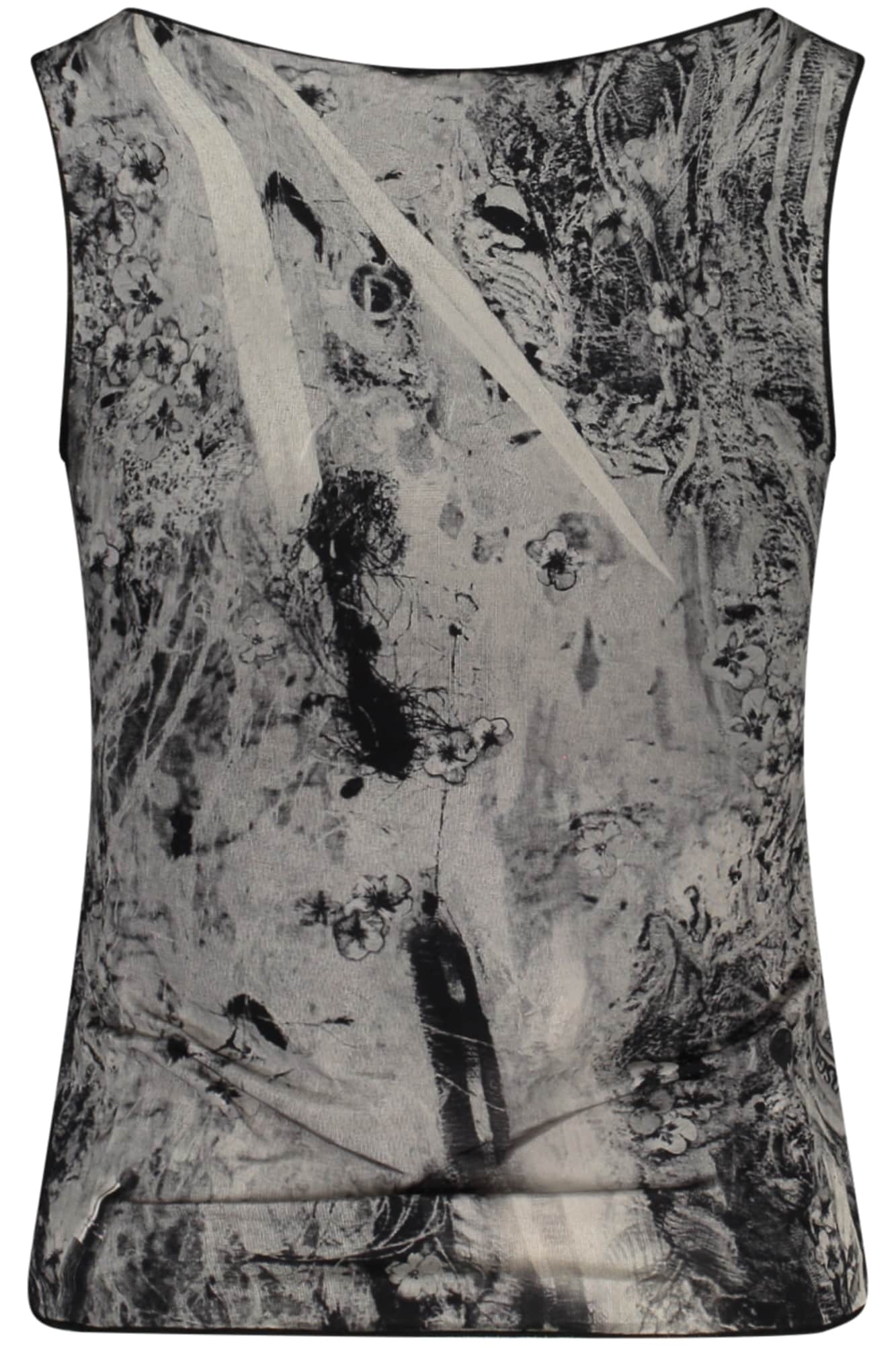 DESIGUAL DAMEN SCHWARZ TANKTOP