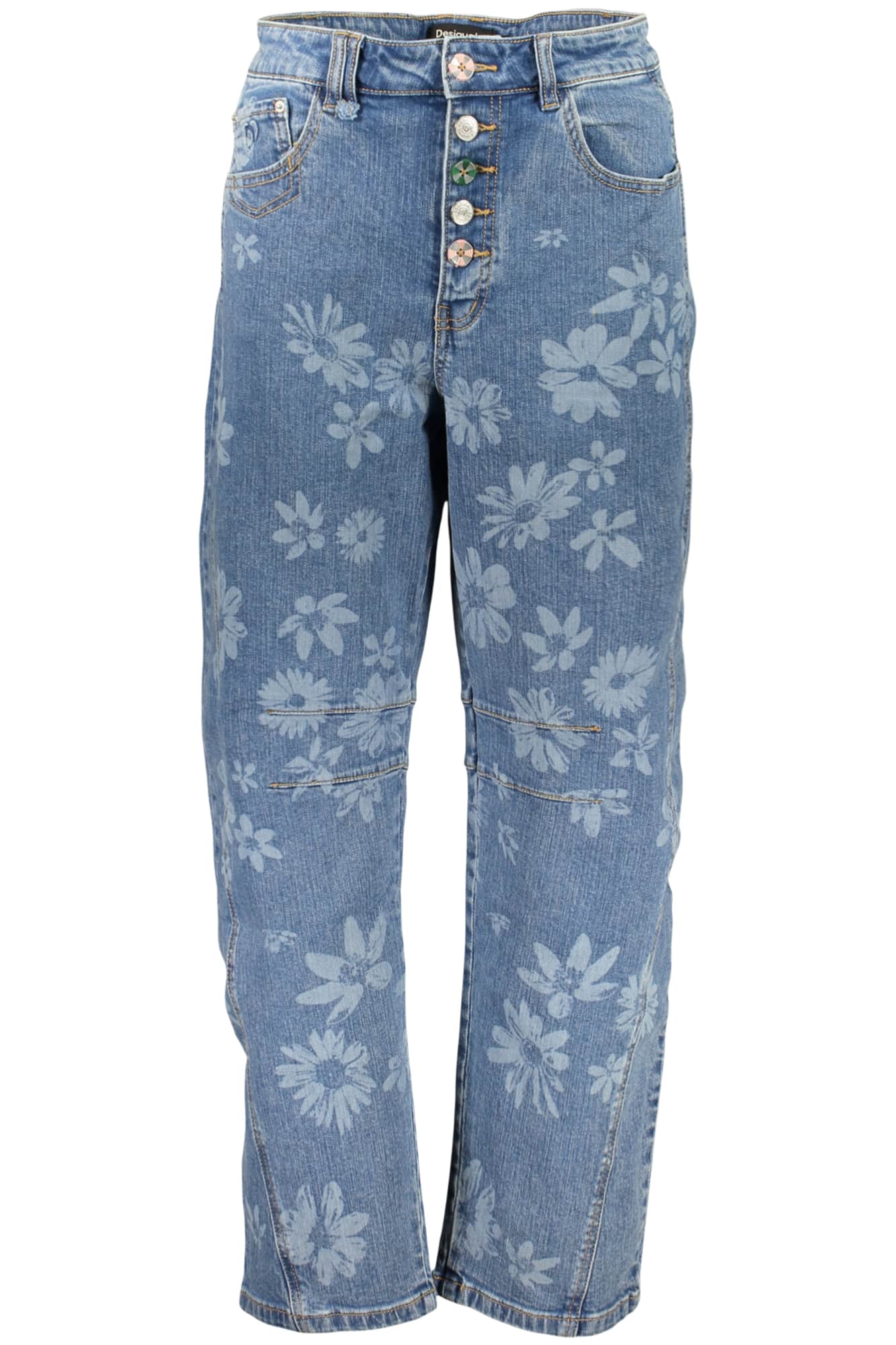 DESIGUAL DAMEN DENIM JEANS, BLAU