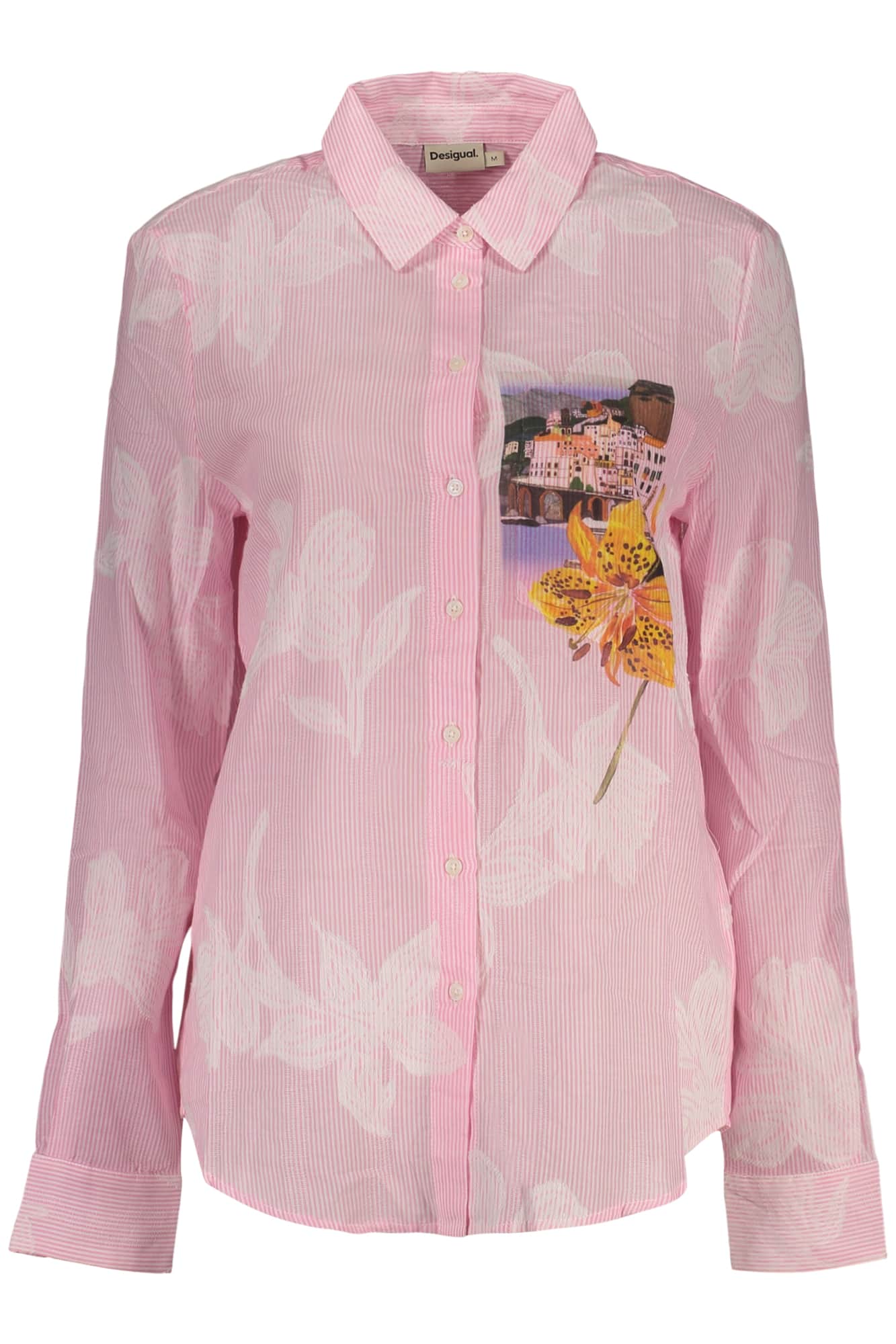 DESIGUAL DAMEN ROSA LANGARM SHIRT