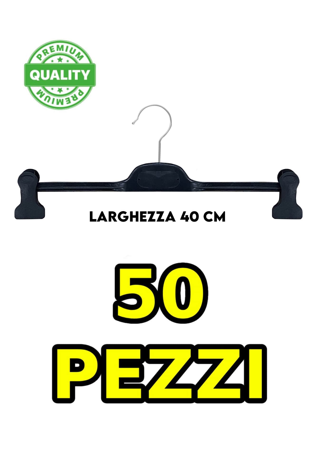 HOSE HANGERS FÜR HERREN SCHWARZ