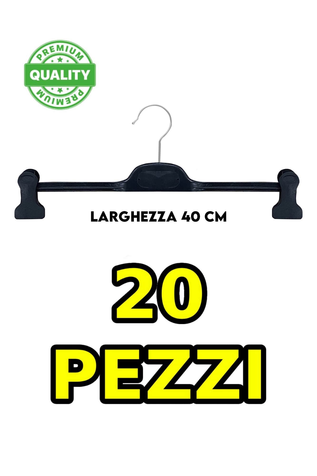 HOSE HANGERS FÜR HERREN SCHWARZ