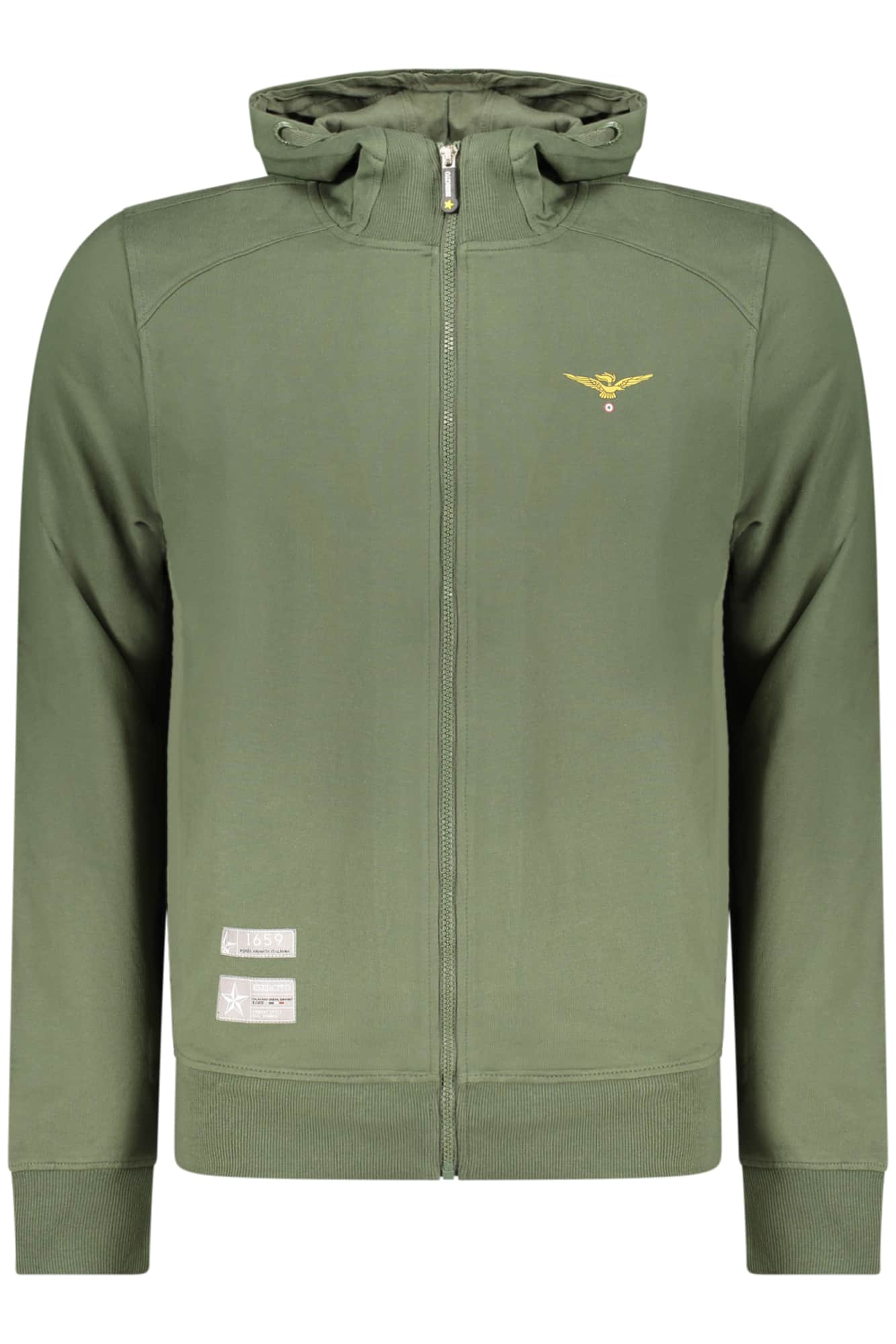 MILITARY ACADEMY HERREN BLAU MIT REISSVERSCHLUSS SWEATSHIRT