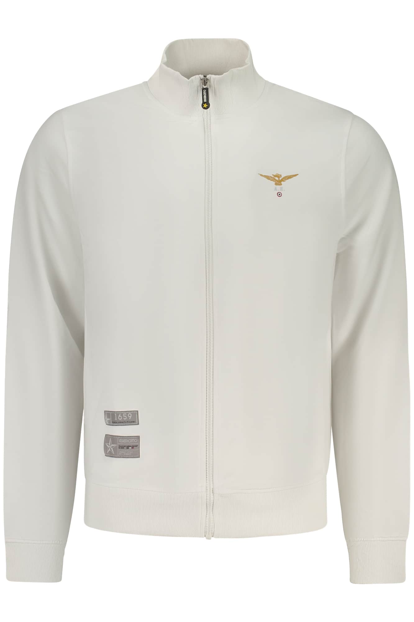 MILITARY ACADEMY HERREN SCHWARZ MIT REISSVERSCHLUSS SWEATSHIRT