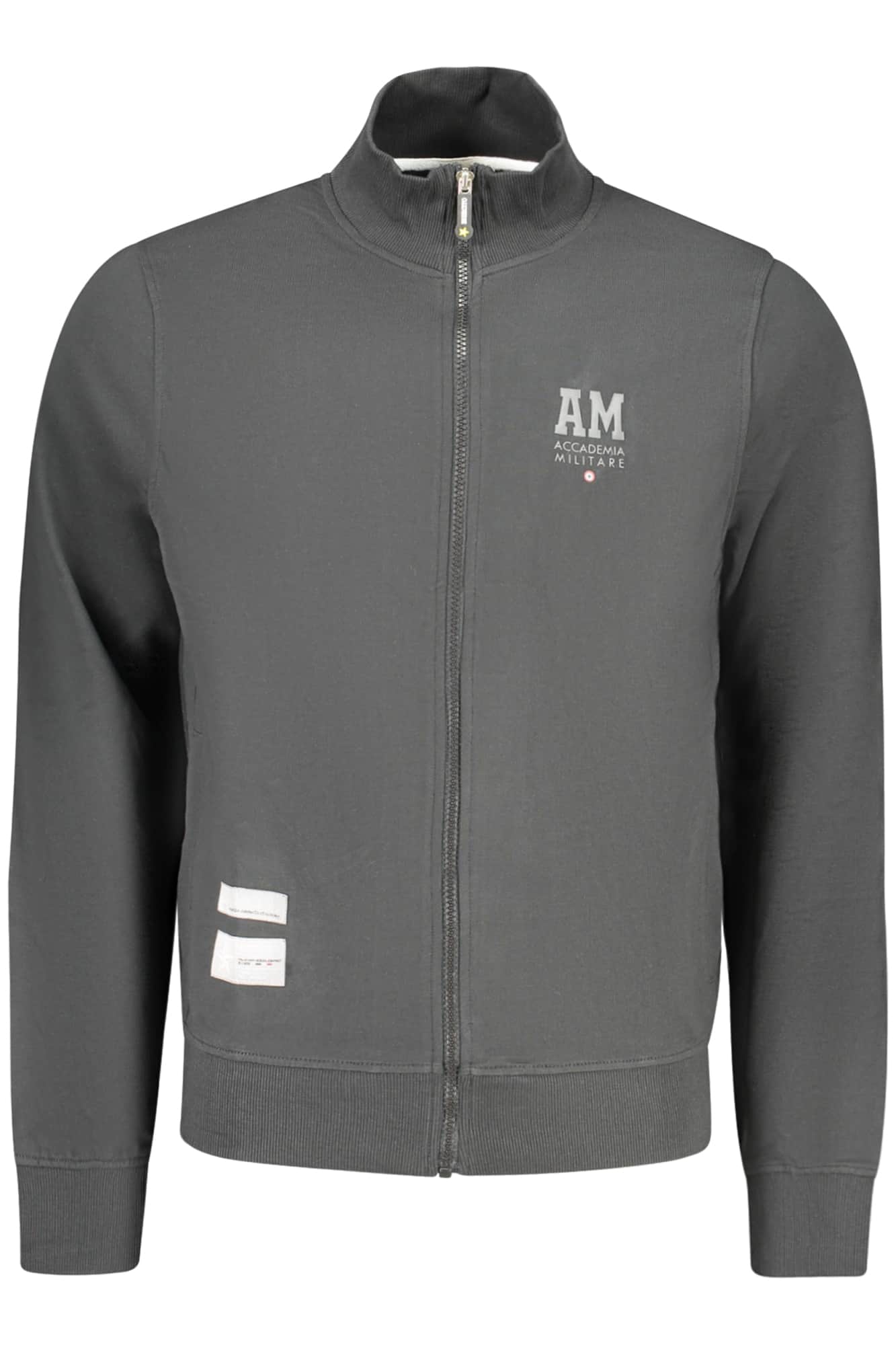 MILITARY ACADEMY HERREN WEISS MIT REISSVERSCHLUSS SWEATSHIRT
