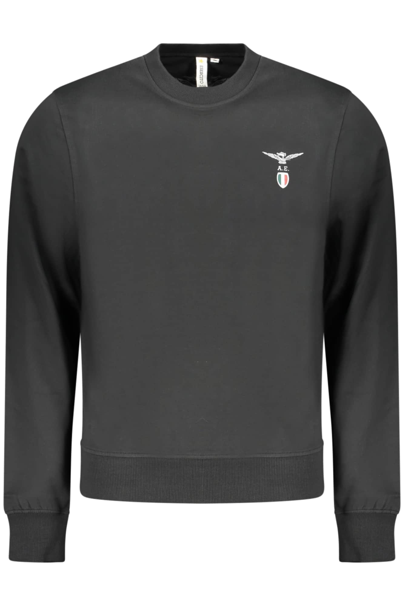 MILITARY ACADEMY HERREN SCHWARZ MIT REISSVERSCHLUSS SWEATSHIRT
