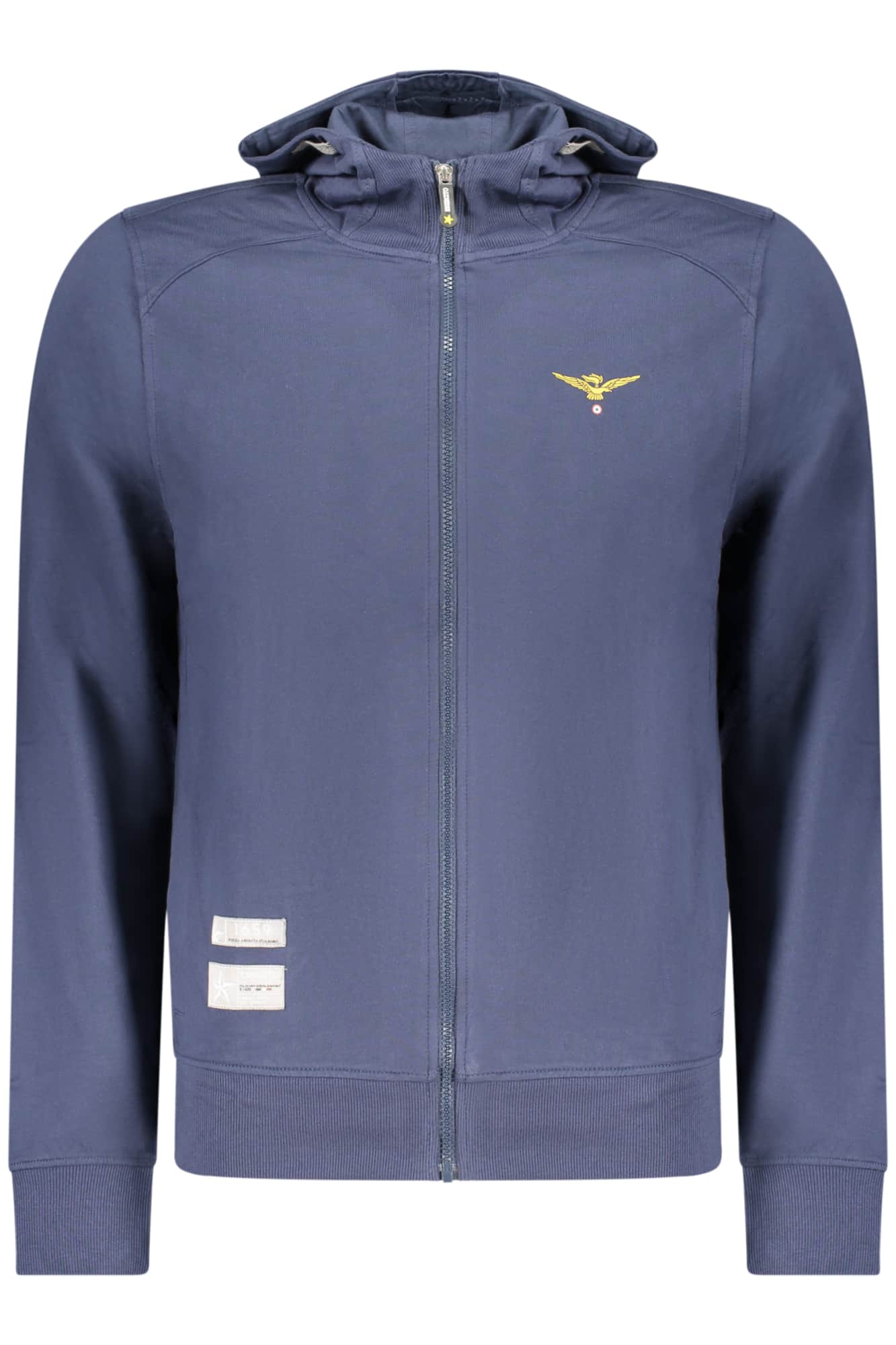 MILITARY ACADEMY HERREN BLAU MIT REISSVERSCHLUSS SWEATSHIRT