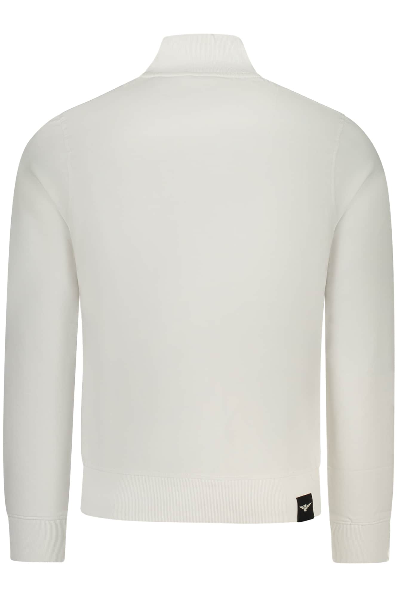 MILITARY ACADEMY HERREN WEISS MIT REISSVERSCHLUSS SWEATSHIRT