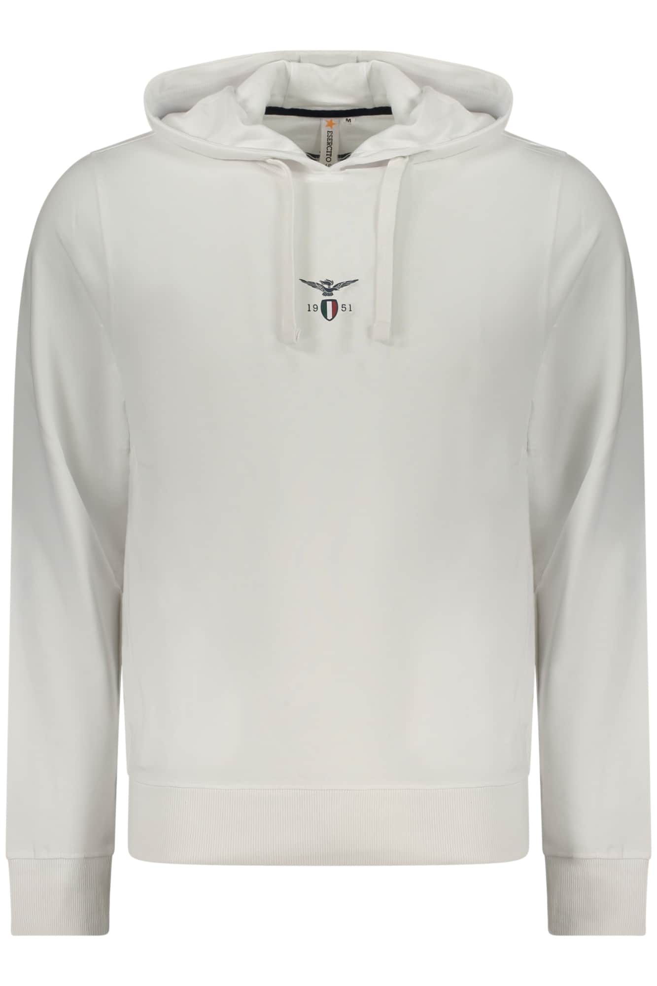 MILITARY ACADEMY HERREN WEISS MIT REISSVERSCHLUSS SWEATSHIRT