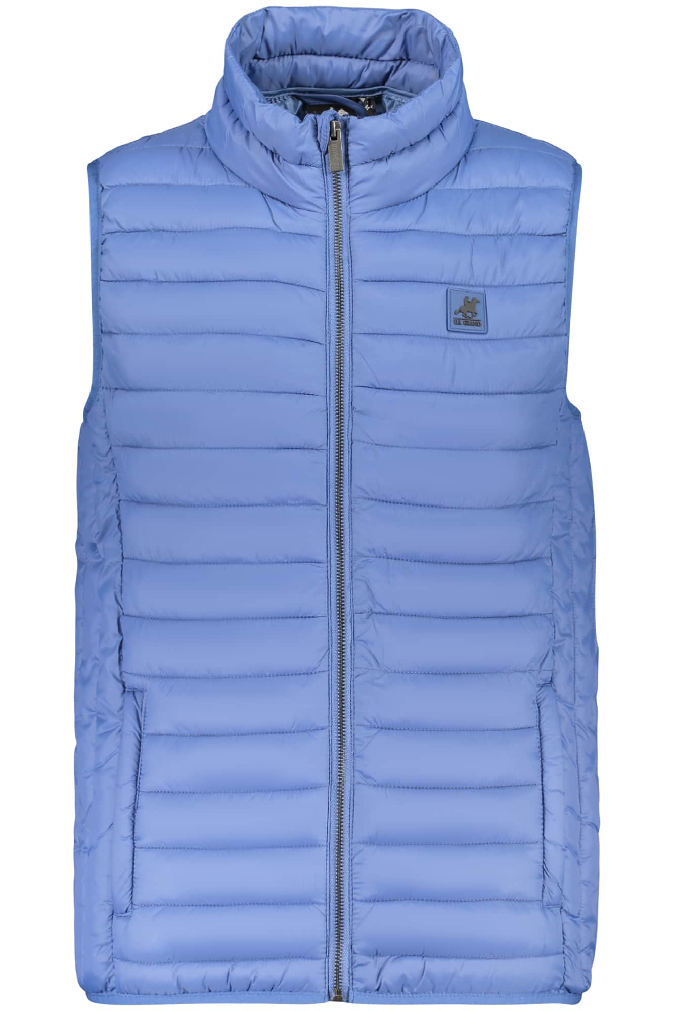 US GRAND HERREN BLAU ÄRMELLOS JACKE