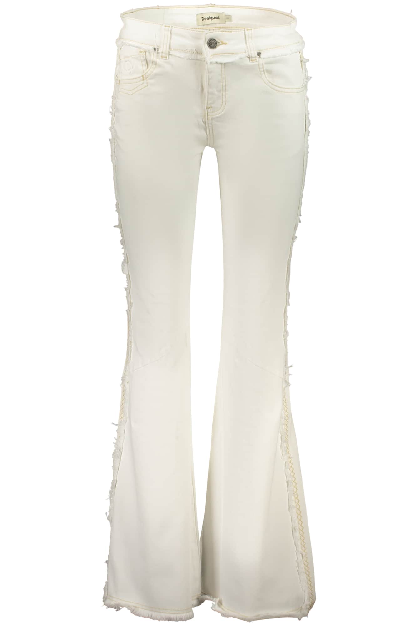 DESIGUAL DAMEN DENIM JEANS WEISS