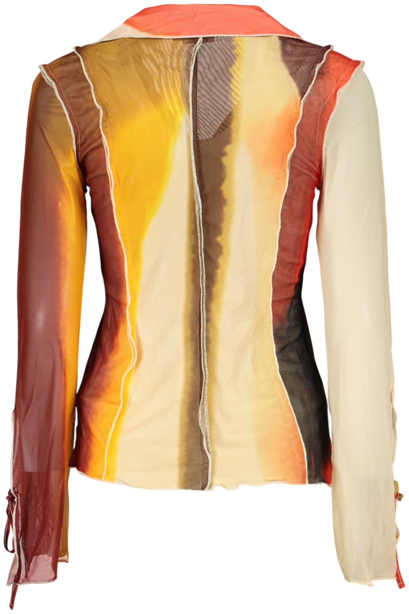 DESIGUAL DAMEN LANGARM SHIRT, BEIGE