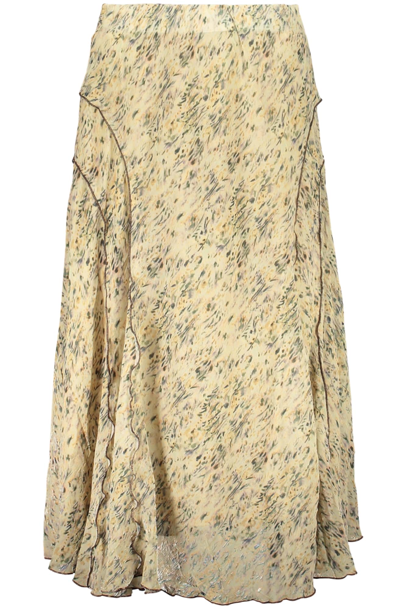 DESIGUAL DAMEN LANG ROCK BEIGE