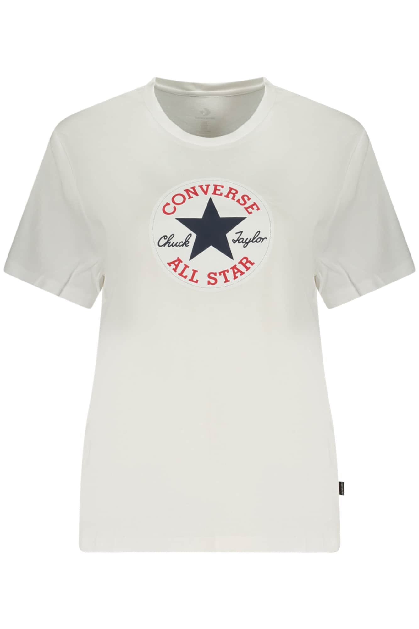 Converse Damen Kurzarm T-Shirt, Weiß