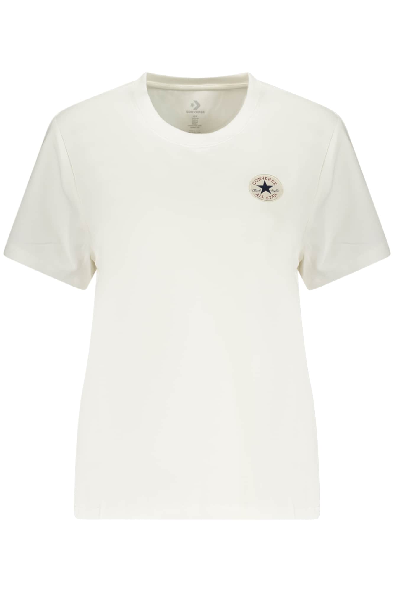 Converse Damen Kurzarm T-Shirt, Weiß