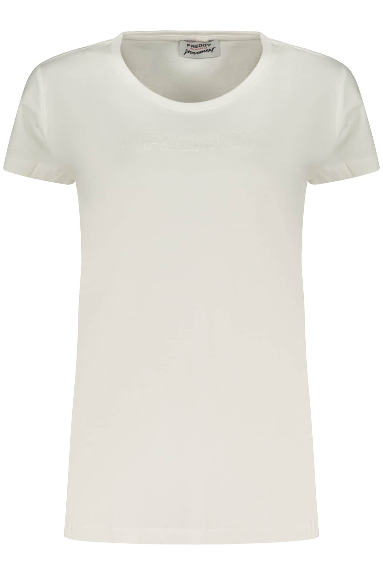 FREDDY DAMEN KURZARM T-SHIRT, BLAU