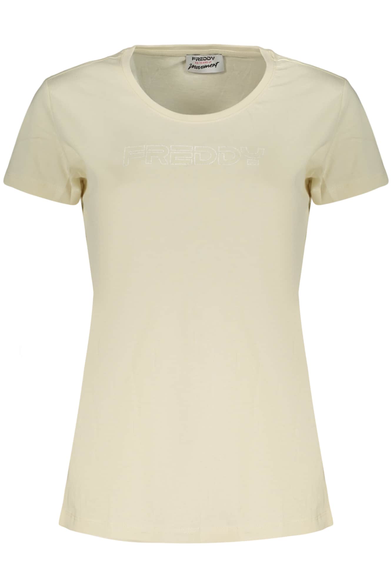 FREDDY DAMEN KURZARM T-SHIRT, BLAU