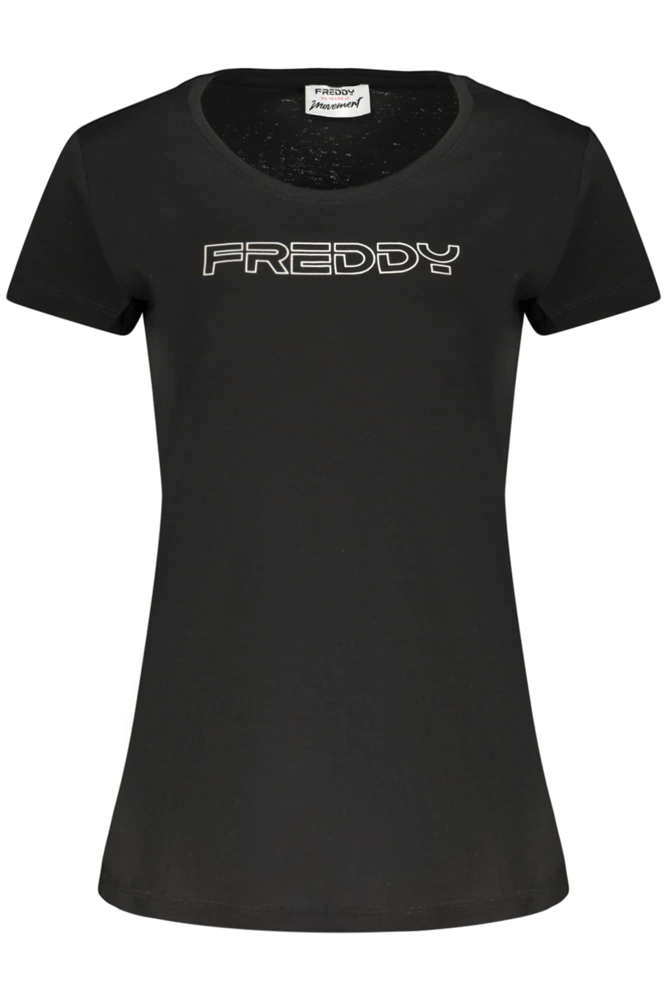FREDDY DAMEN KURZARM T-SHIRT, BLAU