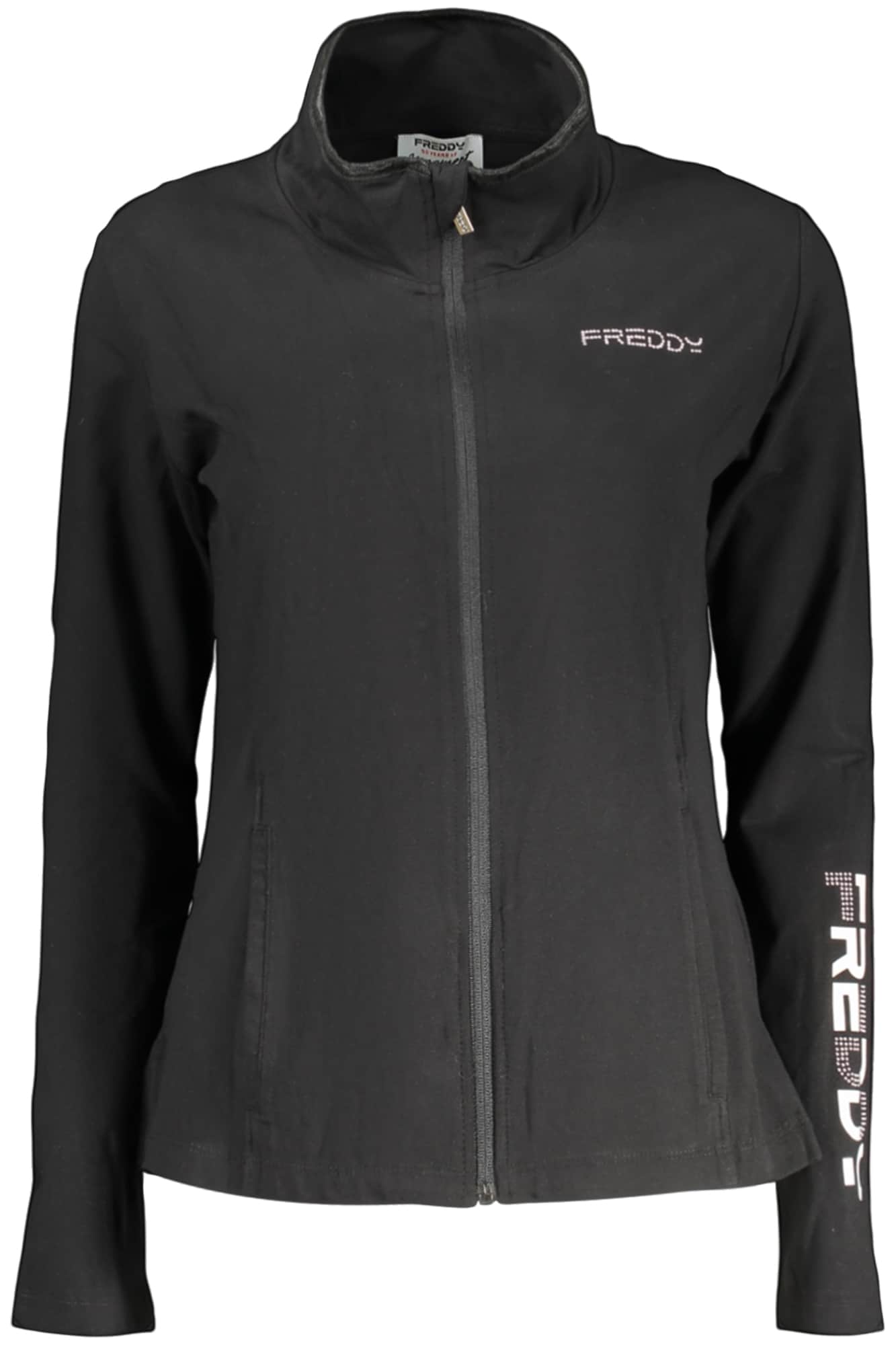 FREDDY DAMEN SCHWARZ MIT REISSVERSCHLUSS SWEATSHIRT
