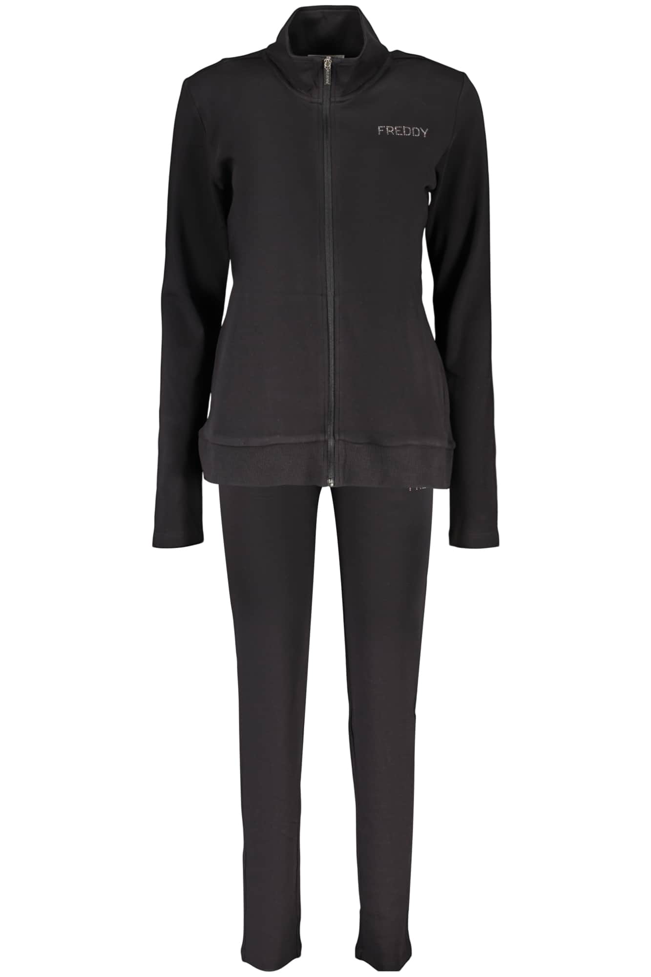 FREDDY DAMEN SCHWARZ MIT REISSVERSCHLUSS SWEATSHIRT